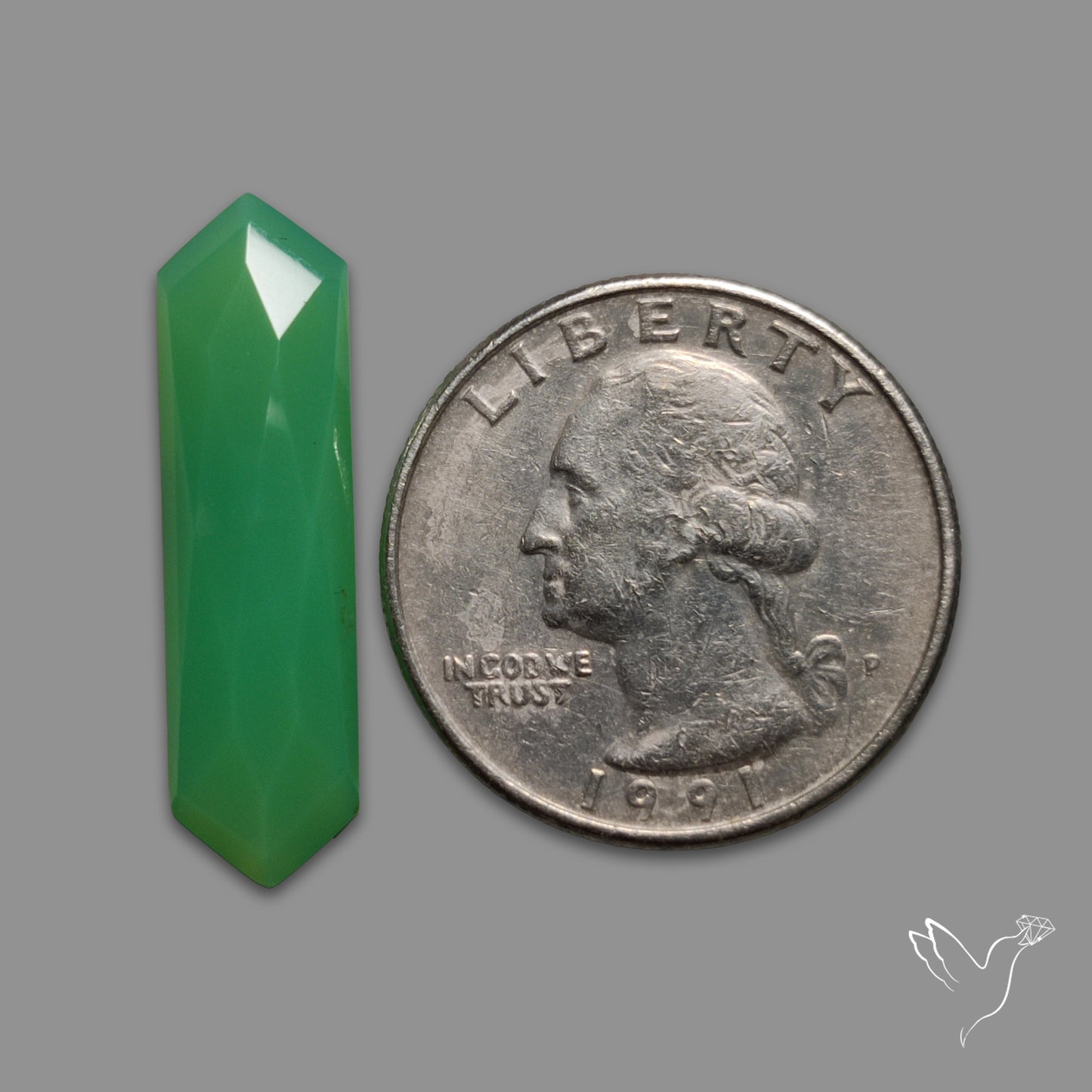 Rose Cut Gemmy Chrysoprase