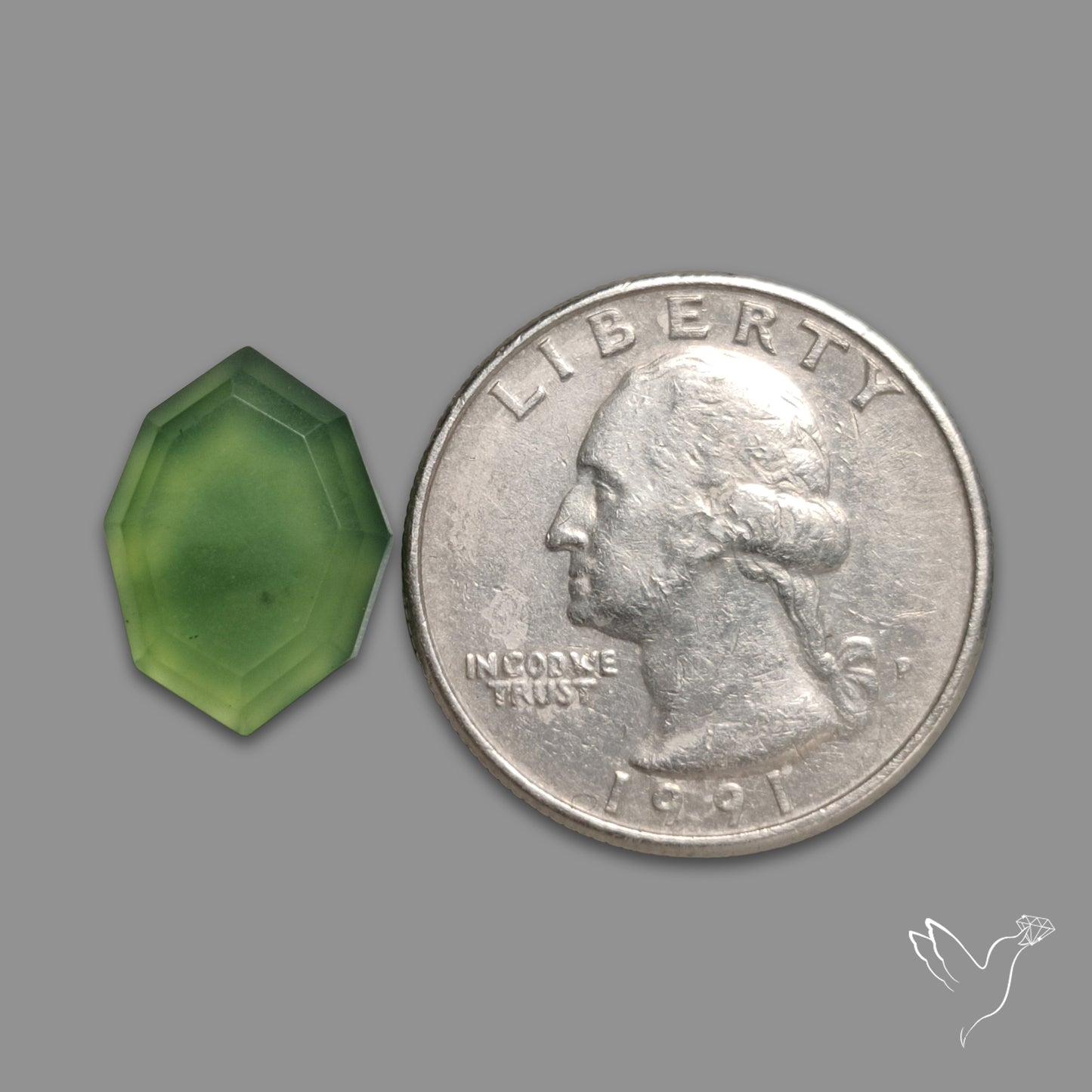 Step Cut Gemmy Serpentine