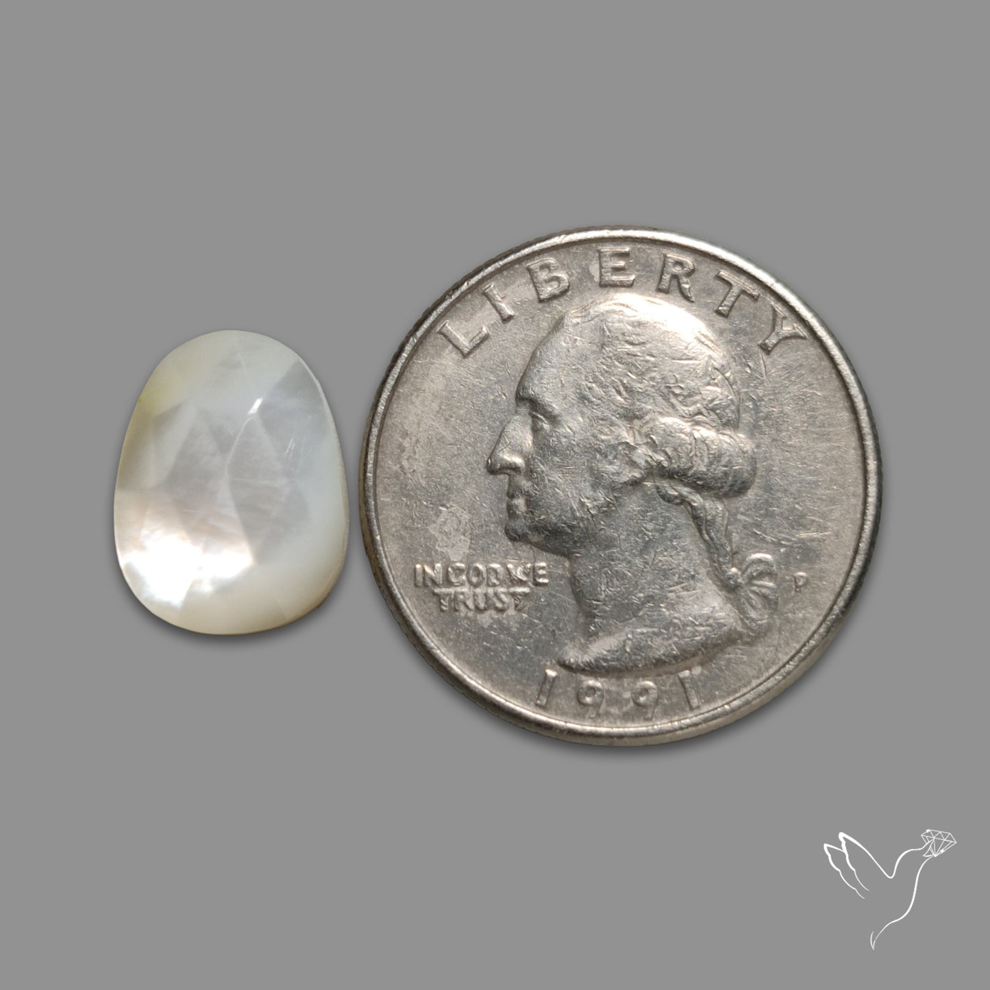 Rose Cut Mother Of Pearl
