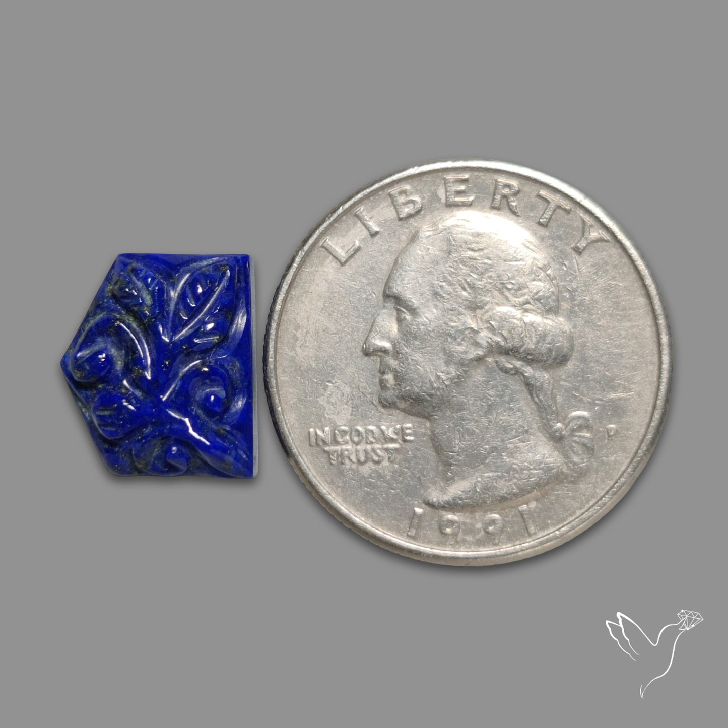 Lapis Lazuli Mughal Carving