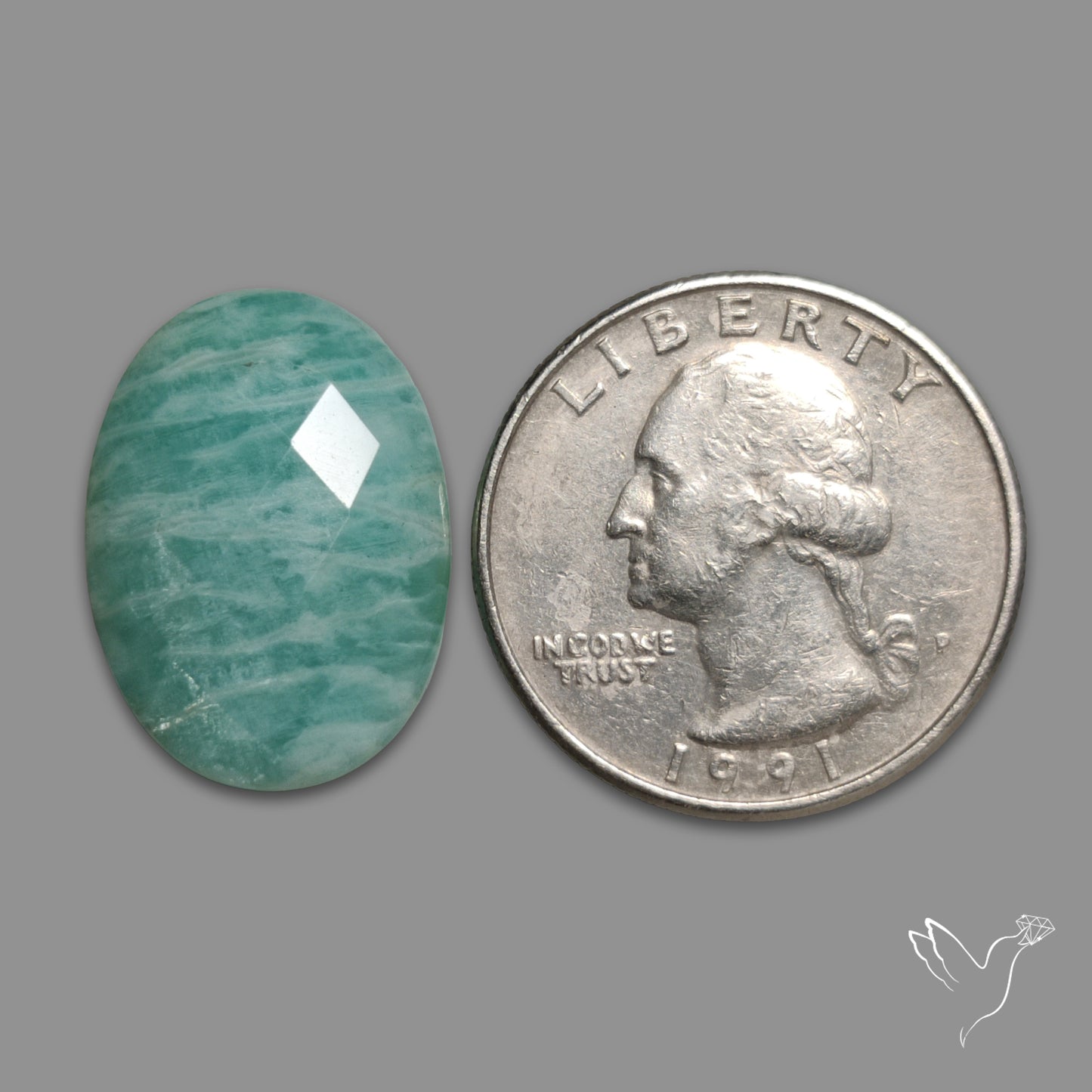 Checkerboard Cut Amazonite