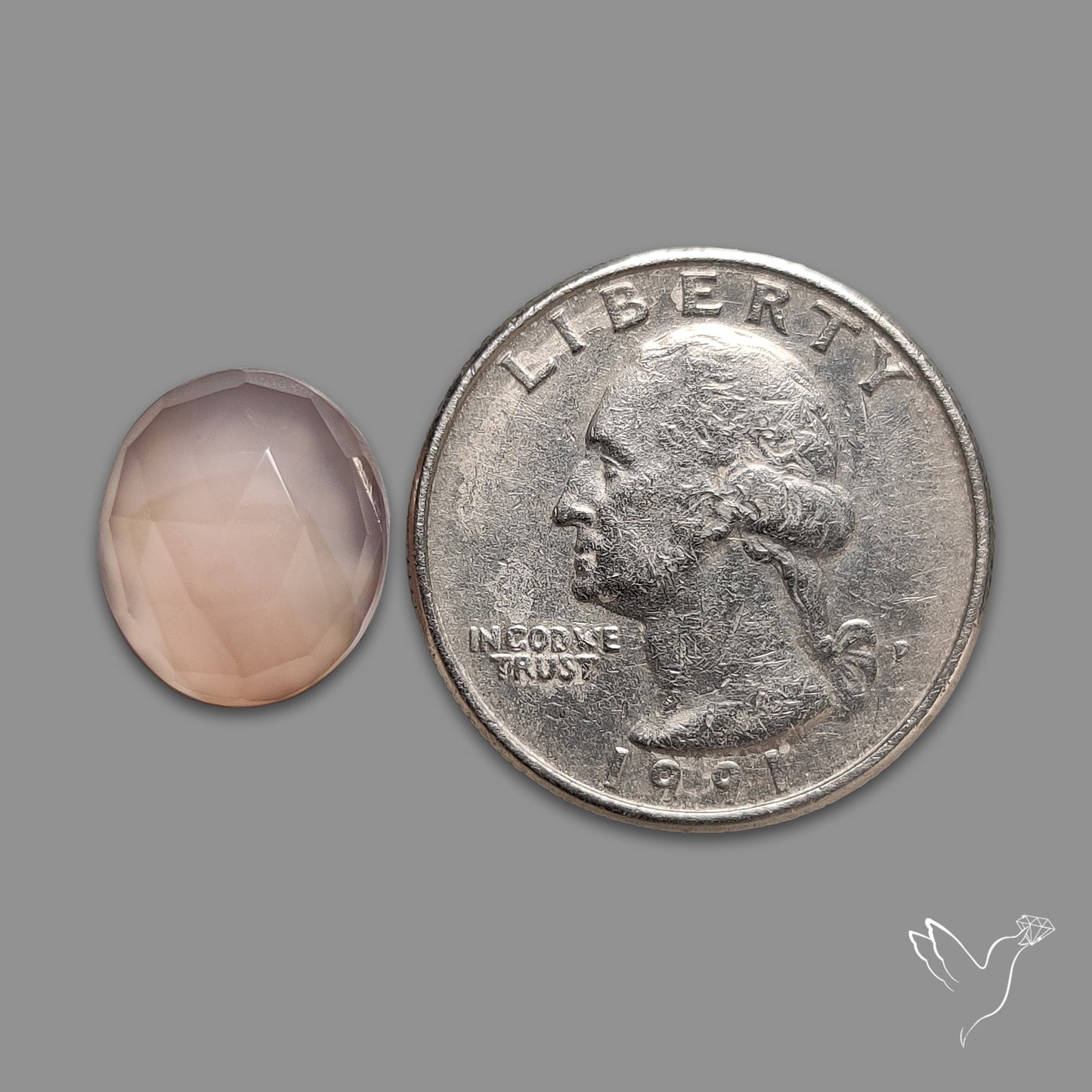 Rose Cut Rose Chalcedony