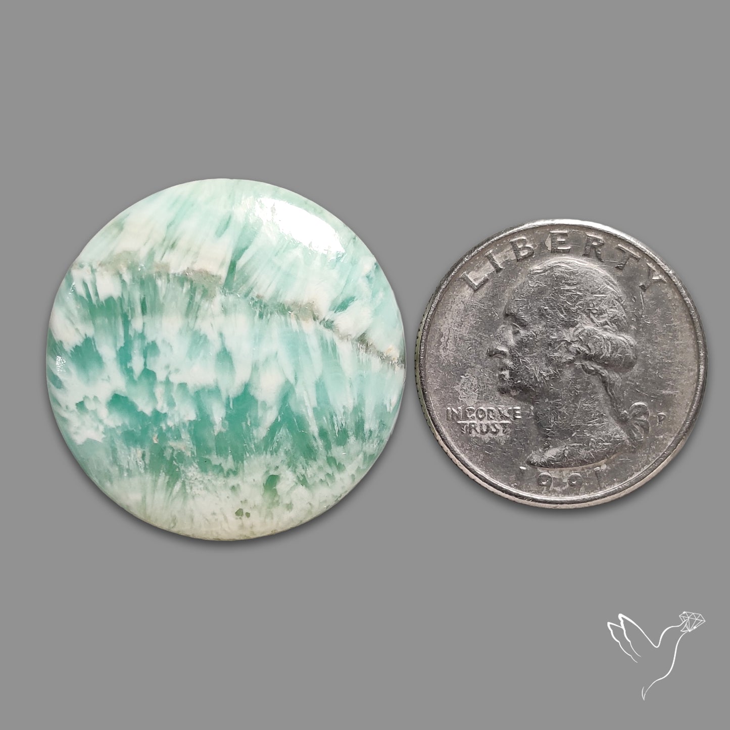 Caribbean Calcite Cabochon