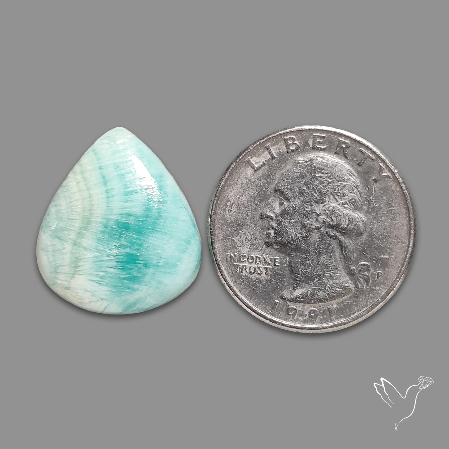 Caribbean Calcite Cabochon