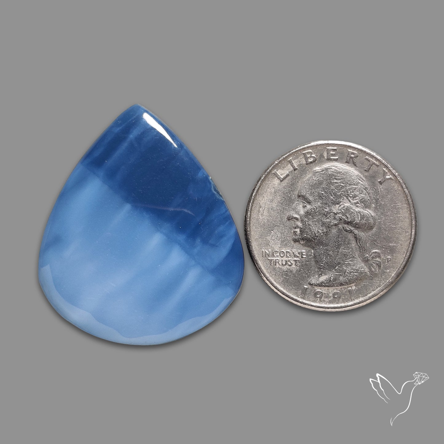 Owyhee Blue Opal Cabochon