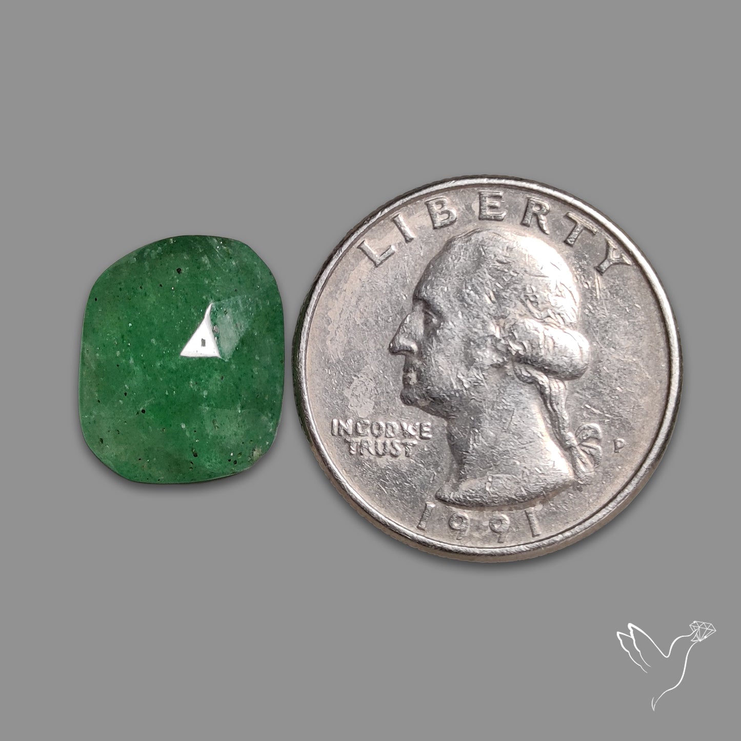 Rose Cut Green Tanzurine
