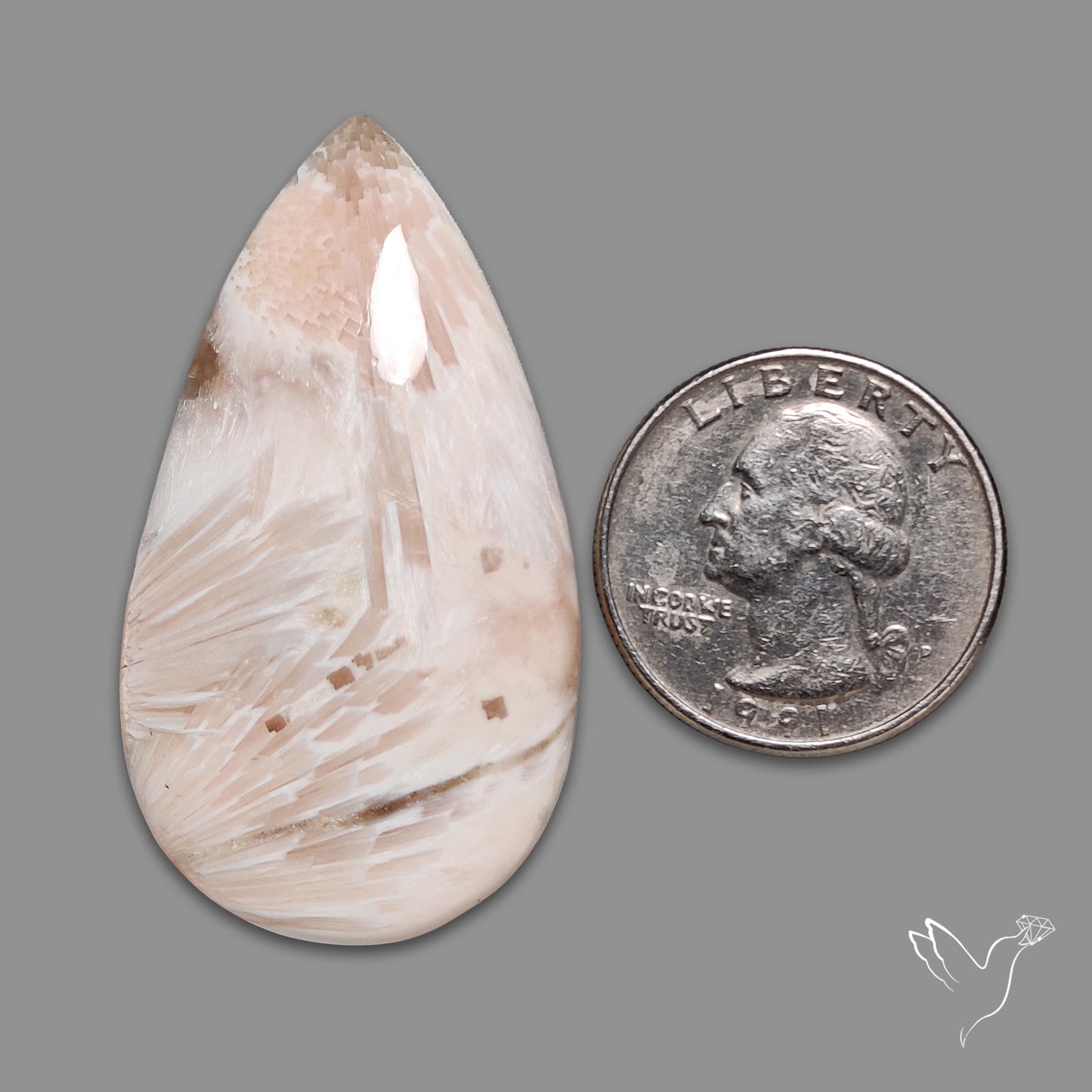 Pink Scolecite Cabochon
