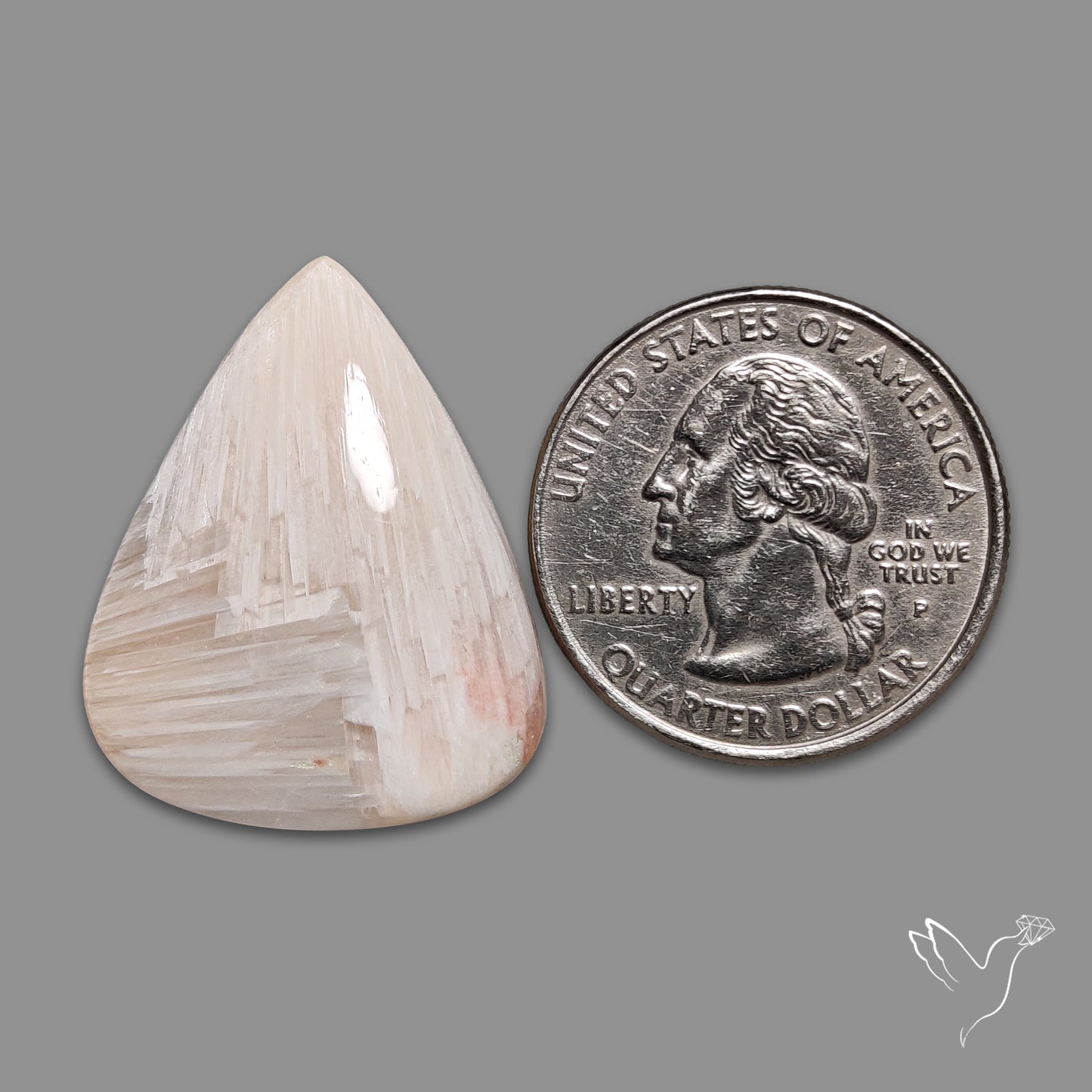 Pink Scolecite Cabochon