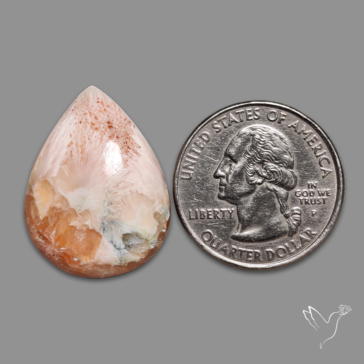 Pink Scolecite Cabochon
