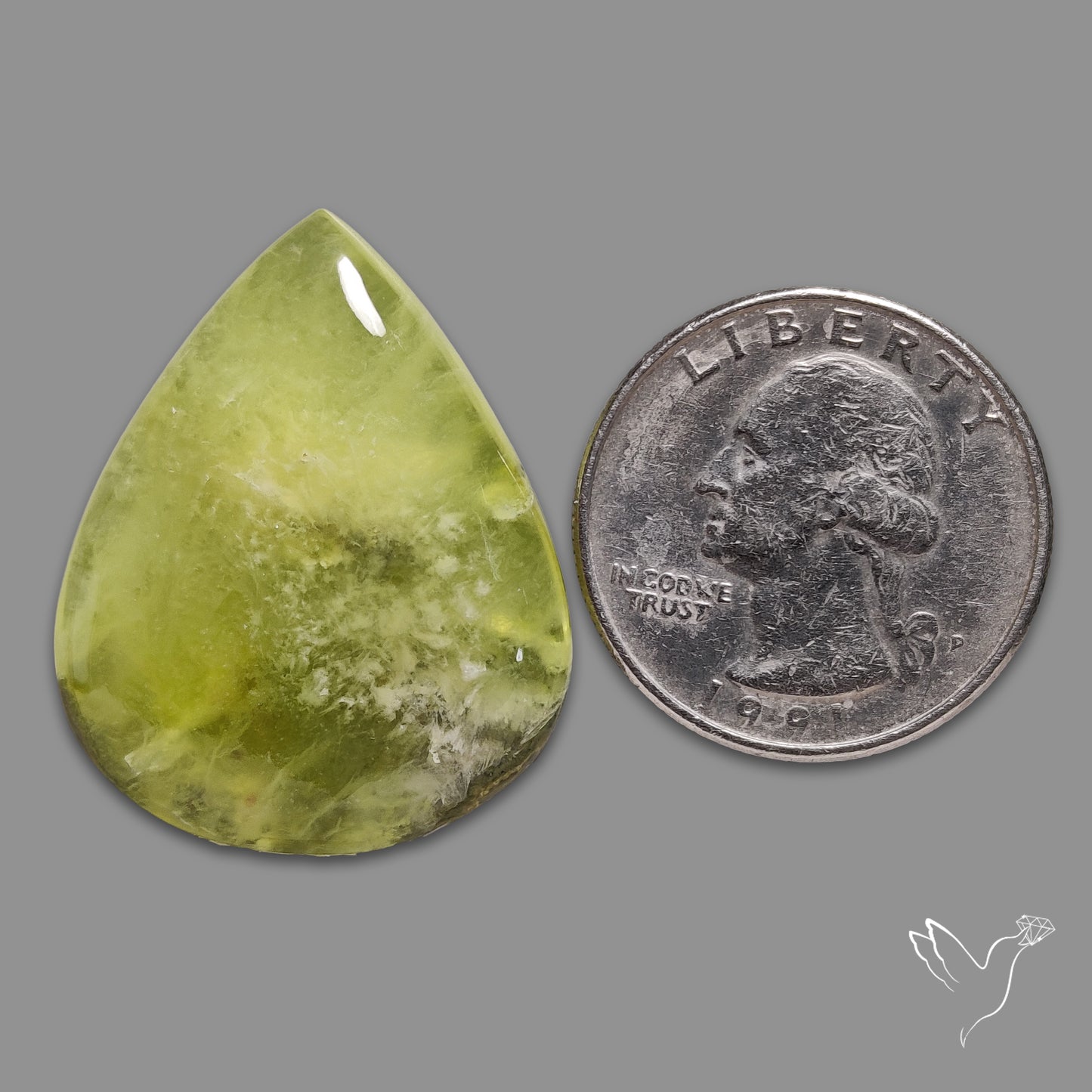 Australian Prehnite Cabochon