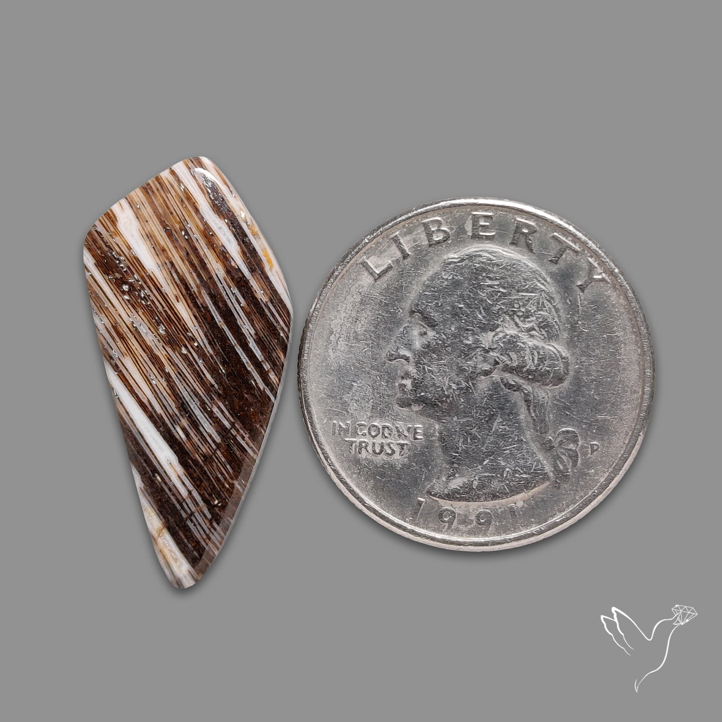 Feather Agate Cabochon
