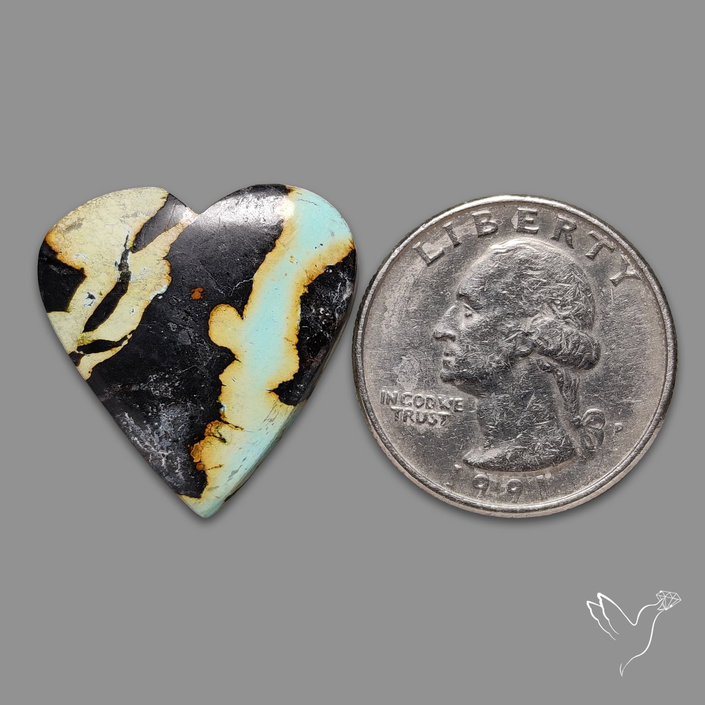 Blackjack Turquoise Heart