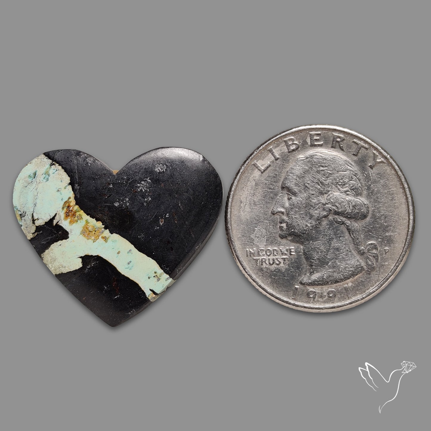 Blackjack Turquoise Heart