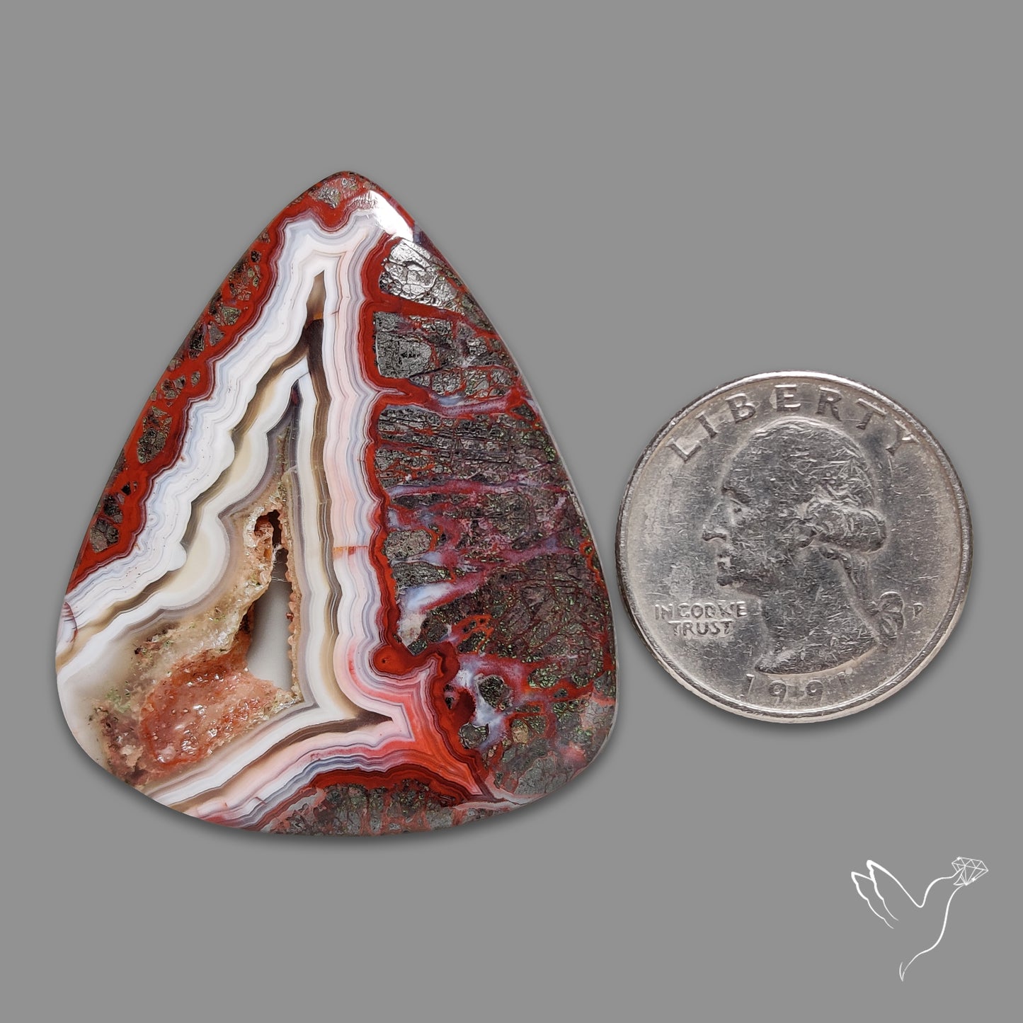 Crazylace Agate With Druzy Pocket