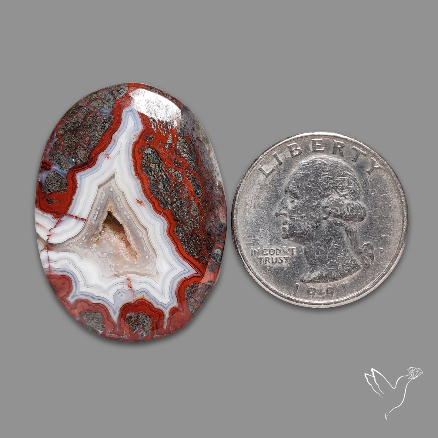 Crazylace Agate With Druzy Pocket