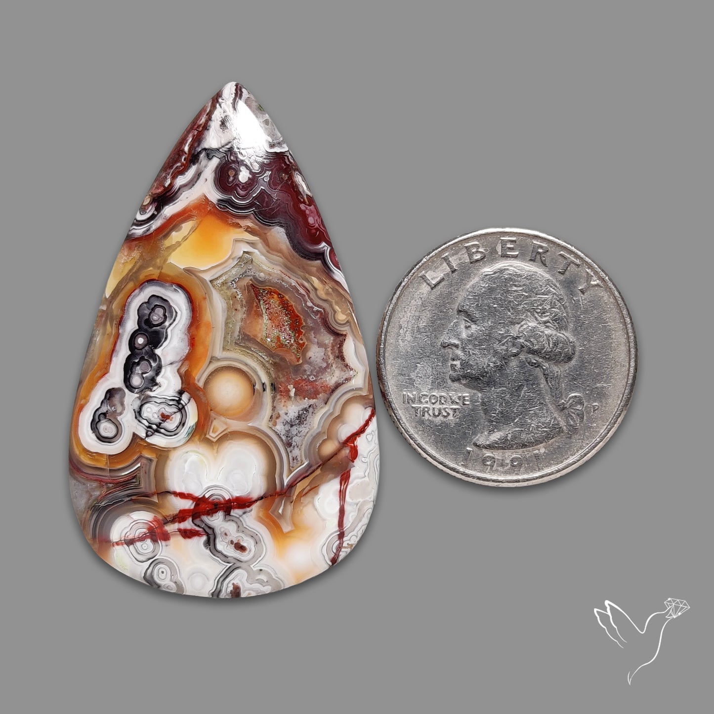Crazylace Agate With Druzy Pocket