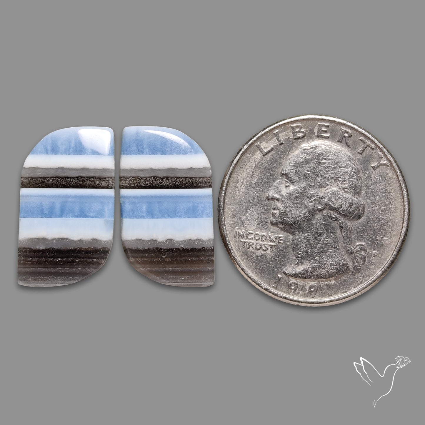 Owyhee Blue Opals Pair