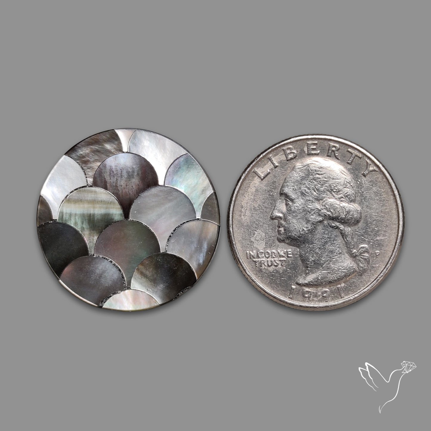 Round Mother Of Pearl Mosaic