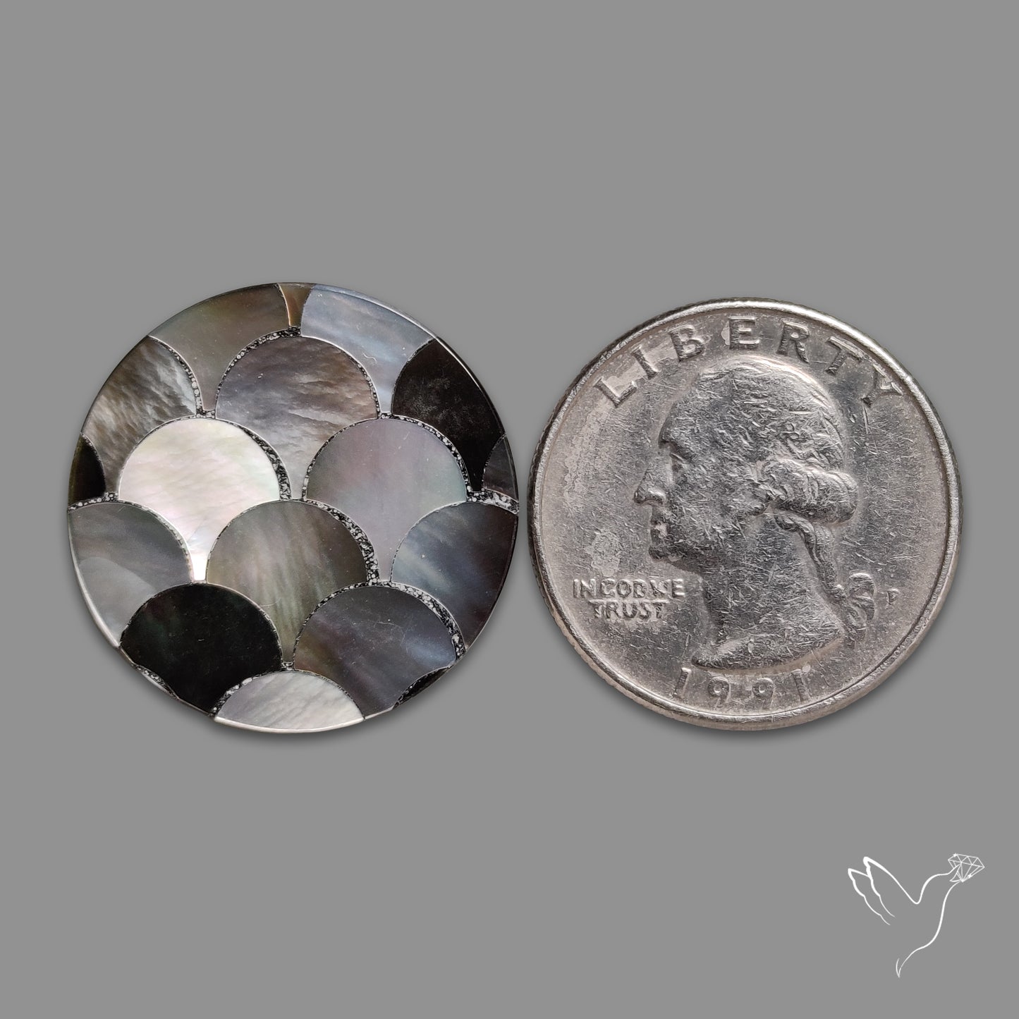 Round Mother Of Pearl Mosaic