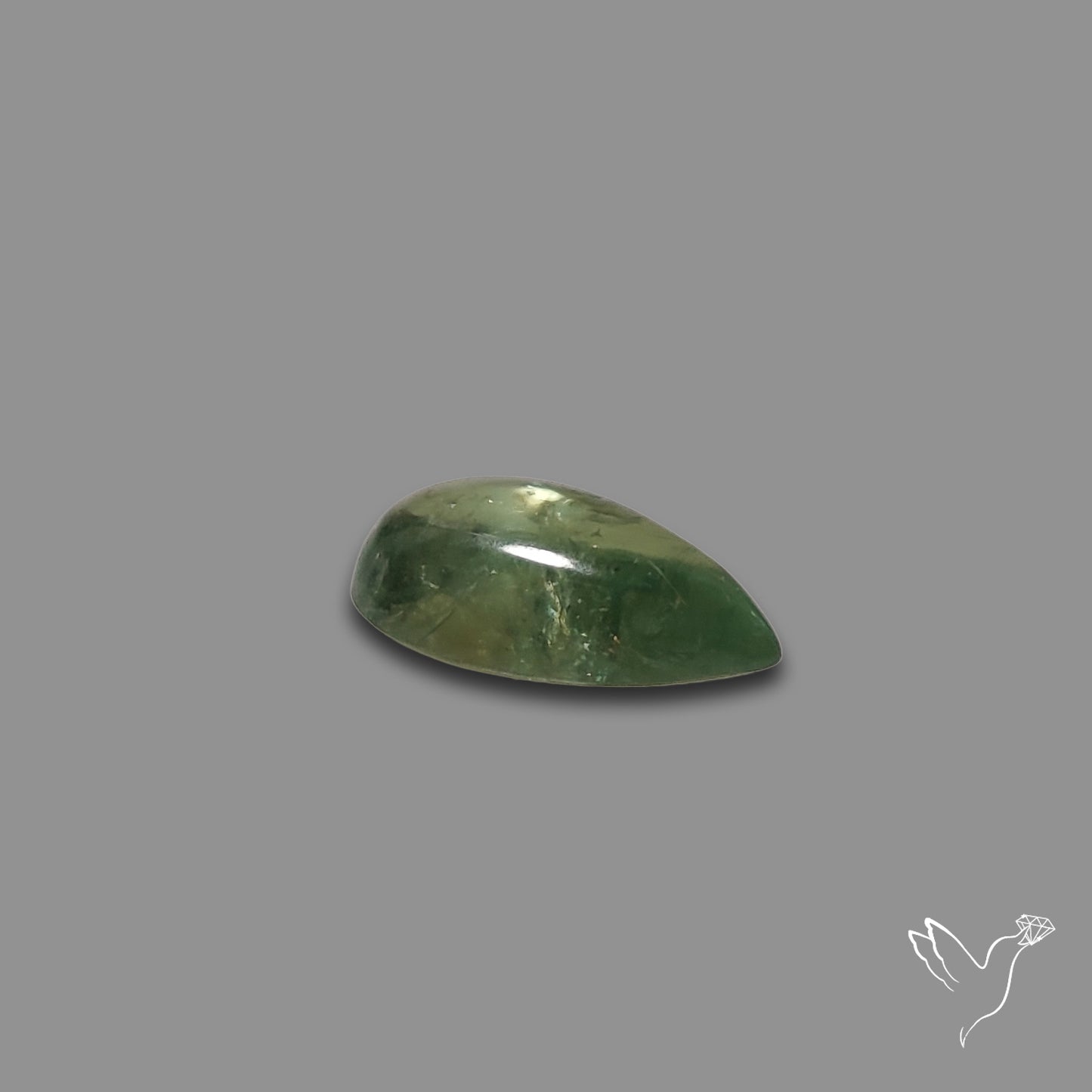 Rare Ural Demantoid Garnet Cabochon