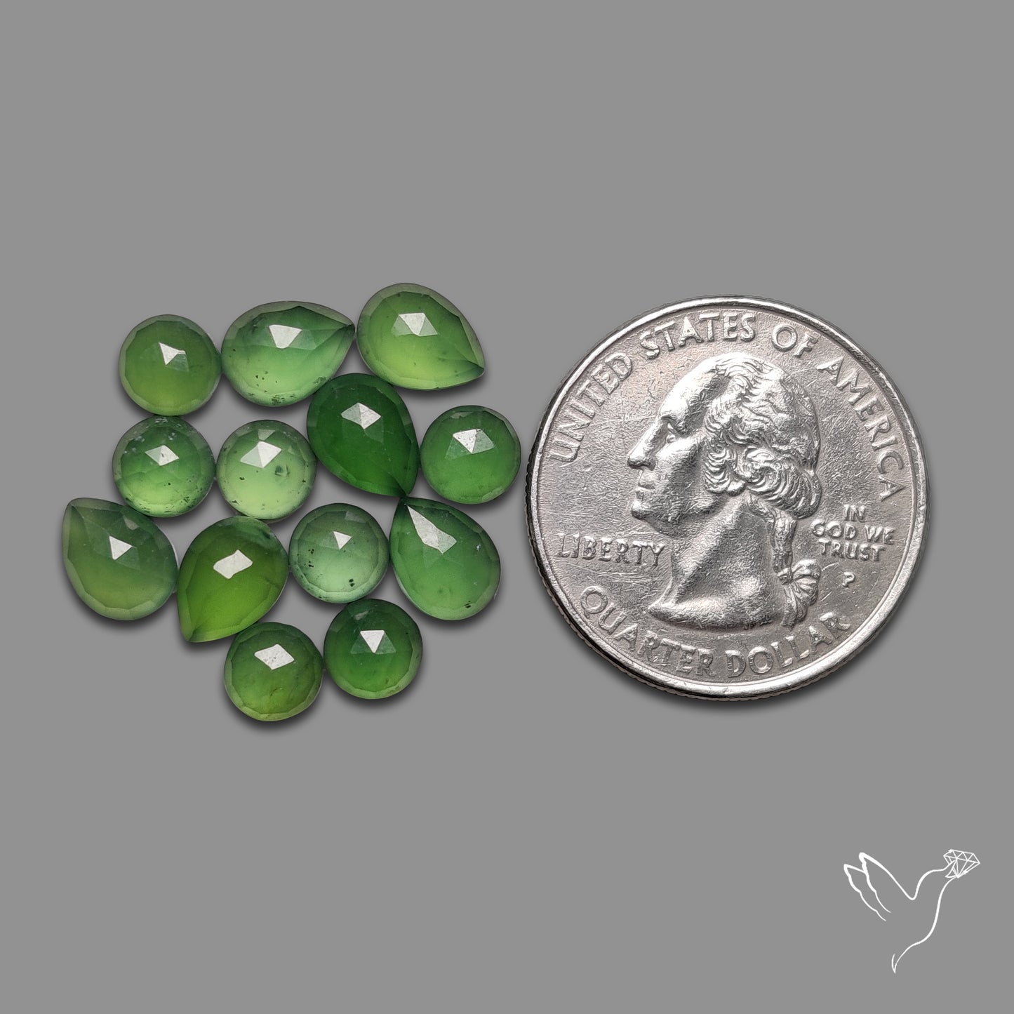 Rose Cut Gemmy Serpentines Lot