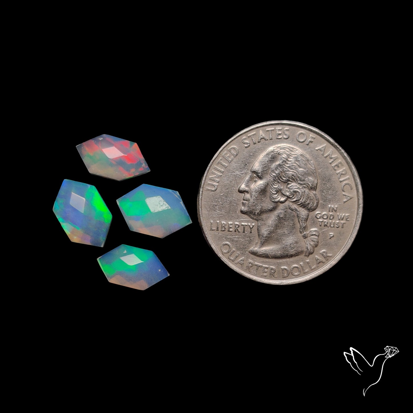 Ethiopian Opal Checkerboard Cuts Lot