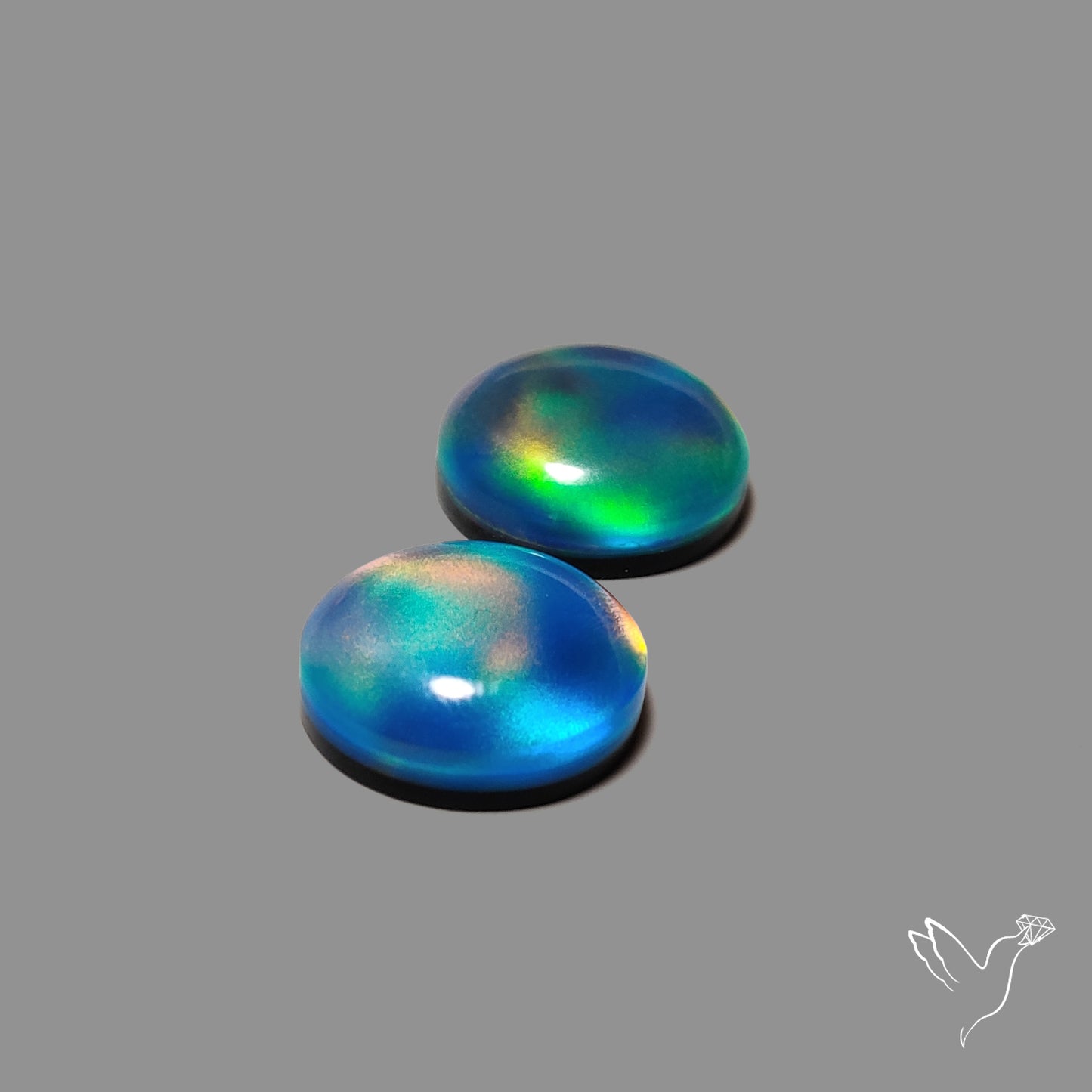 Aurora Opal Doublets Pair