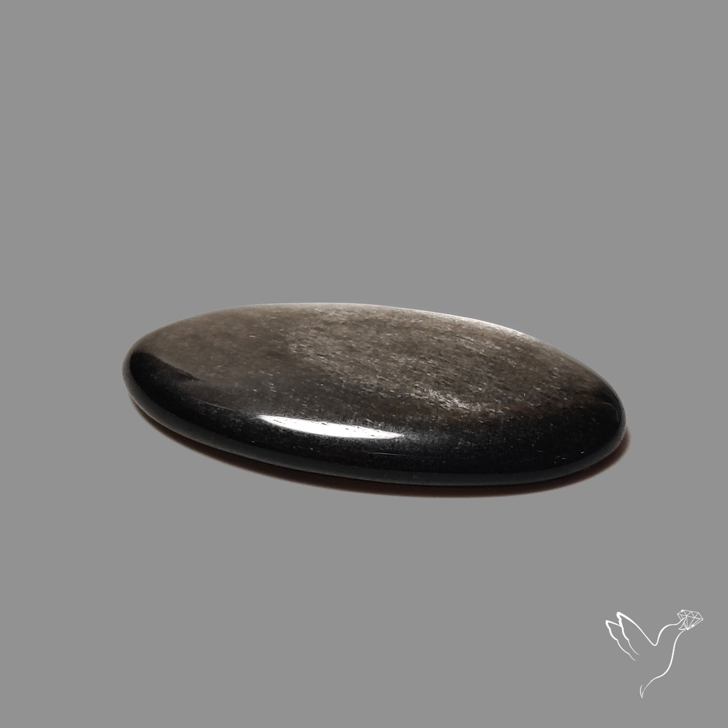Silversheen Obsidian Cabochon