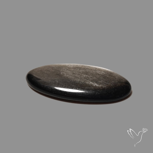 Silversheen Obsidian Cabochon