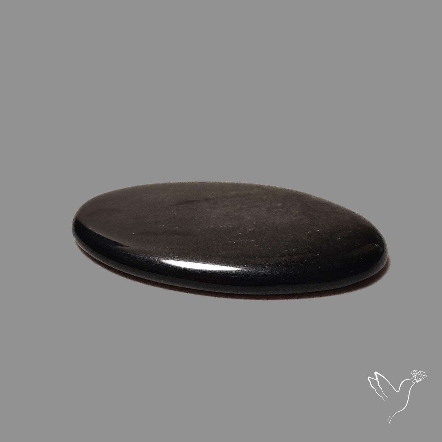 Silversheen Obsidian Cabochon