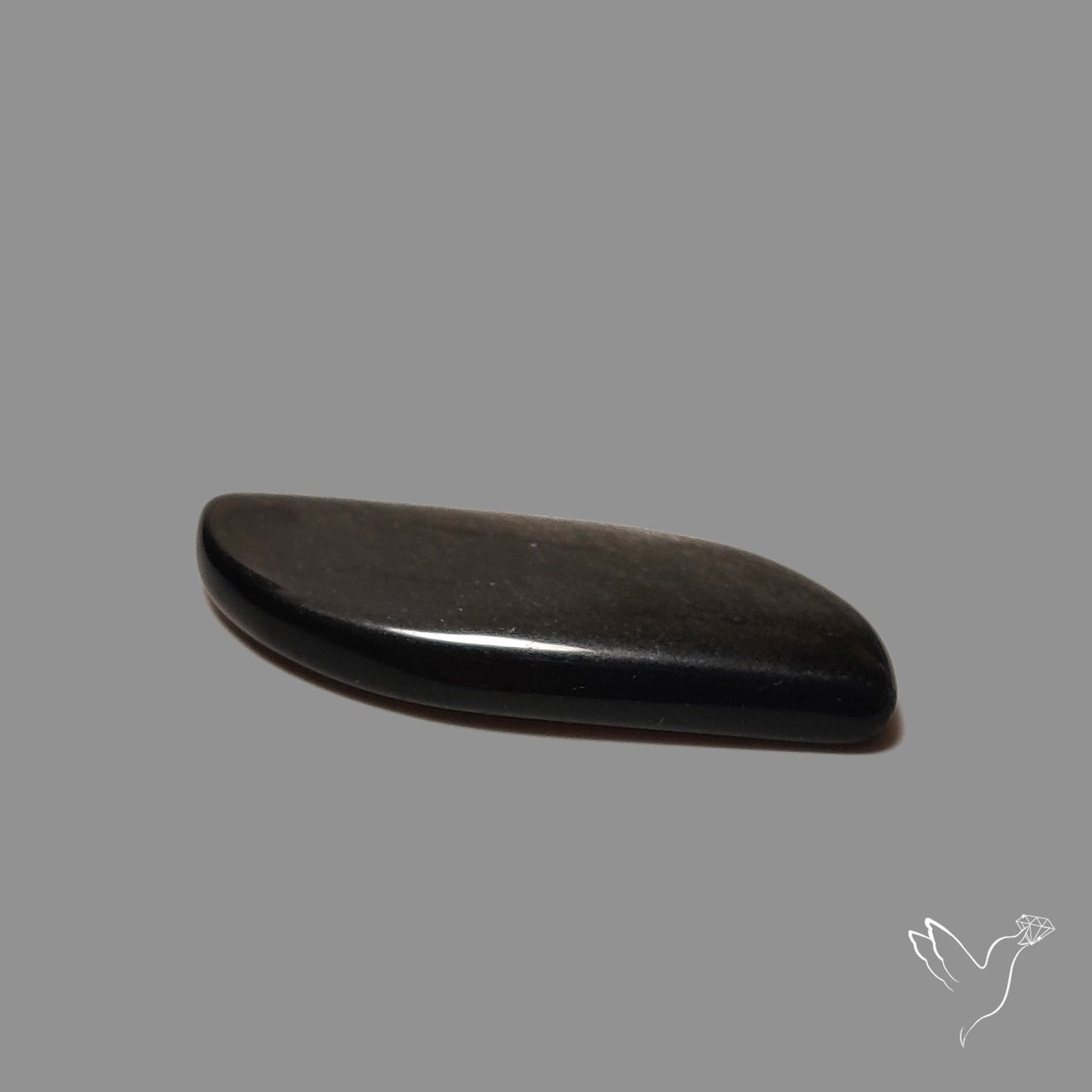 Silversheen Obsidian Cabochon