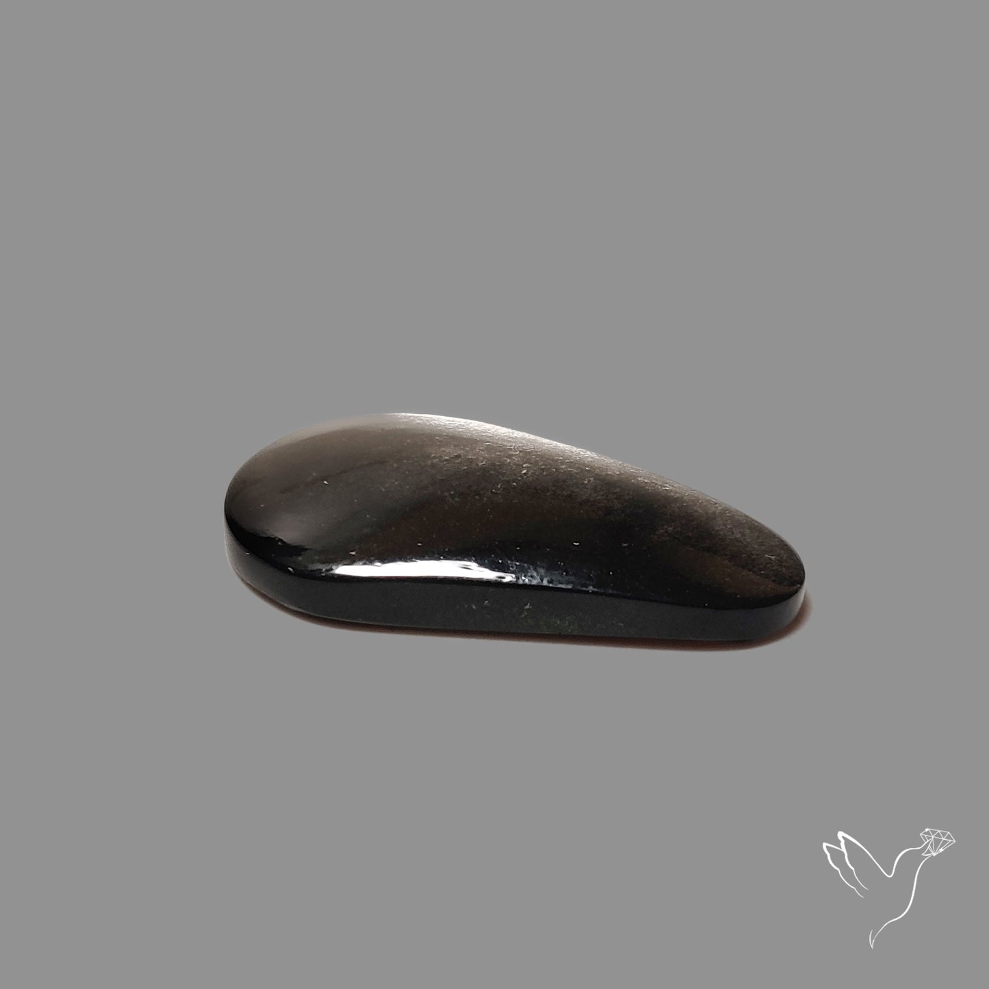 Silversheen Obsidian Cabochon