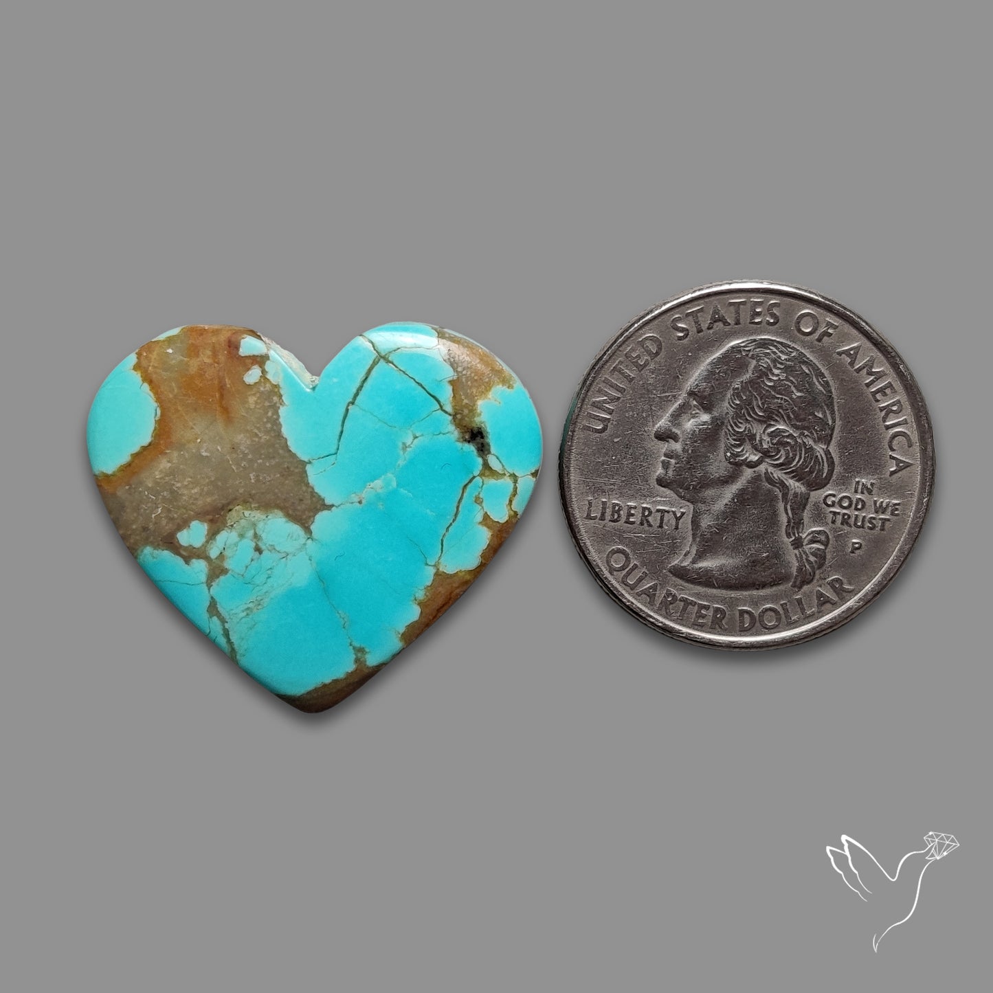 Number 8 Mines Turquoise Cabochon