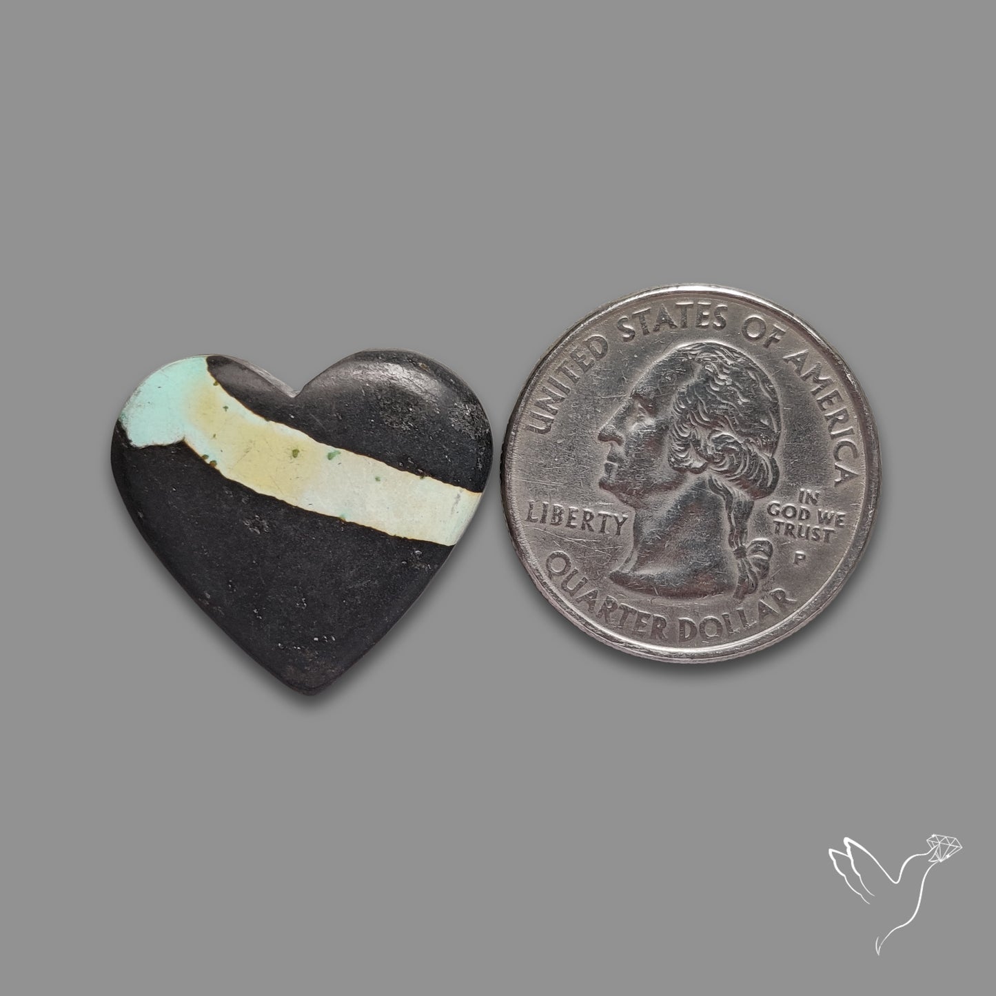 Blackjack Turquoise Heart