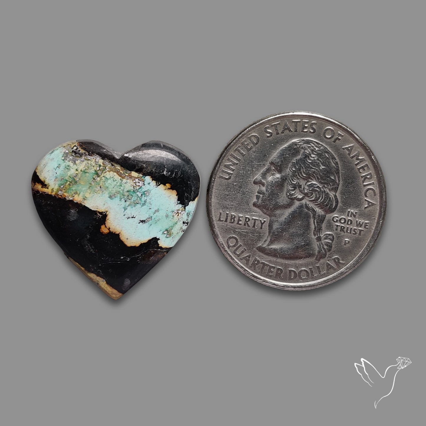 Blackjack Turquoise Heart