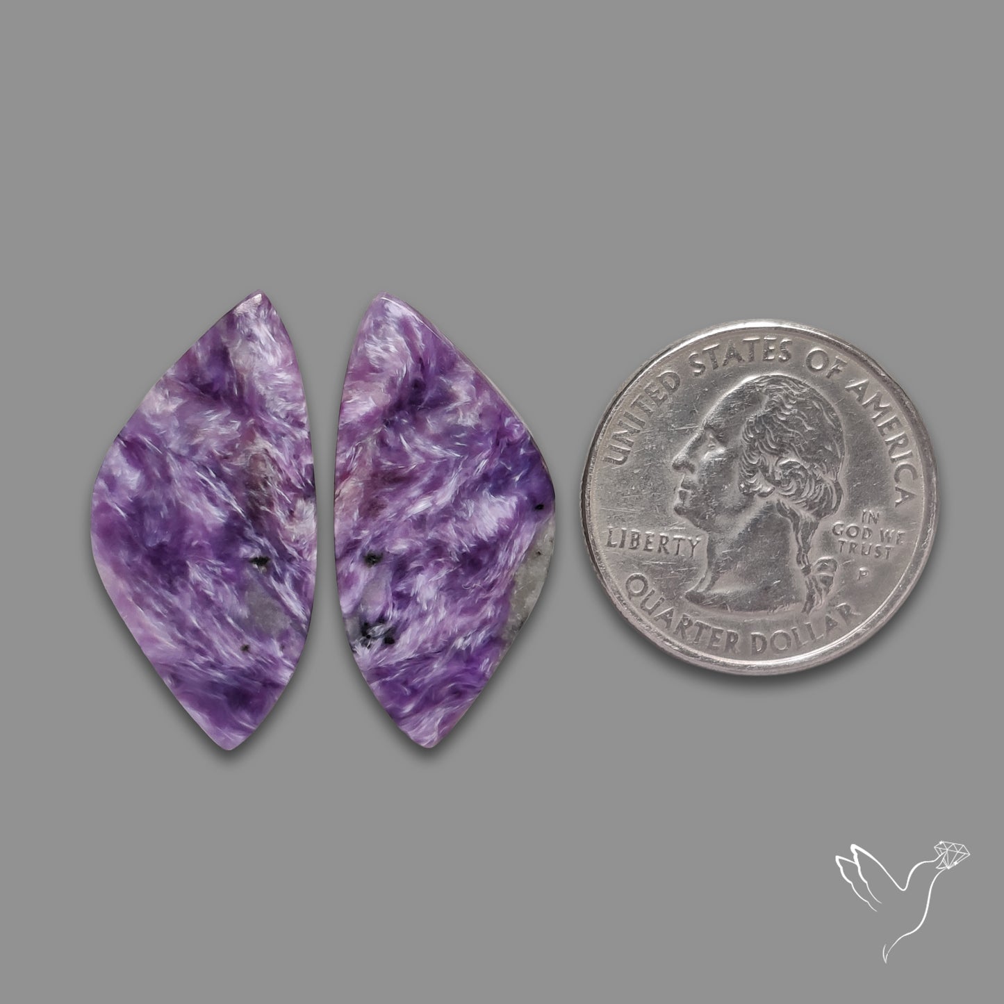 Charoite Pair