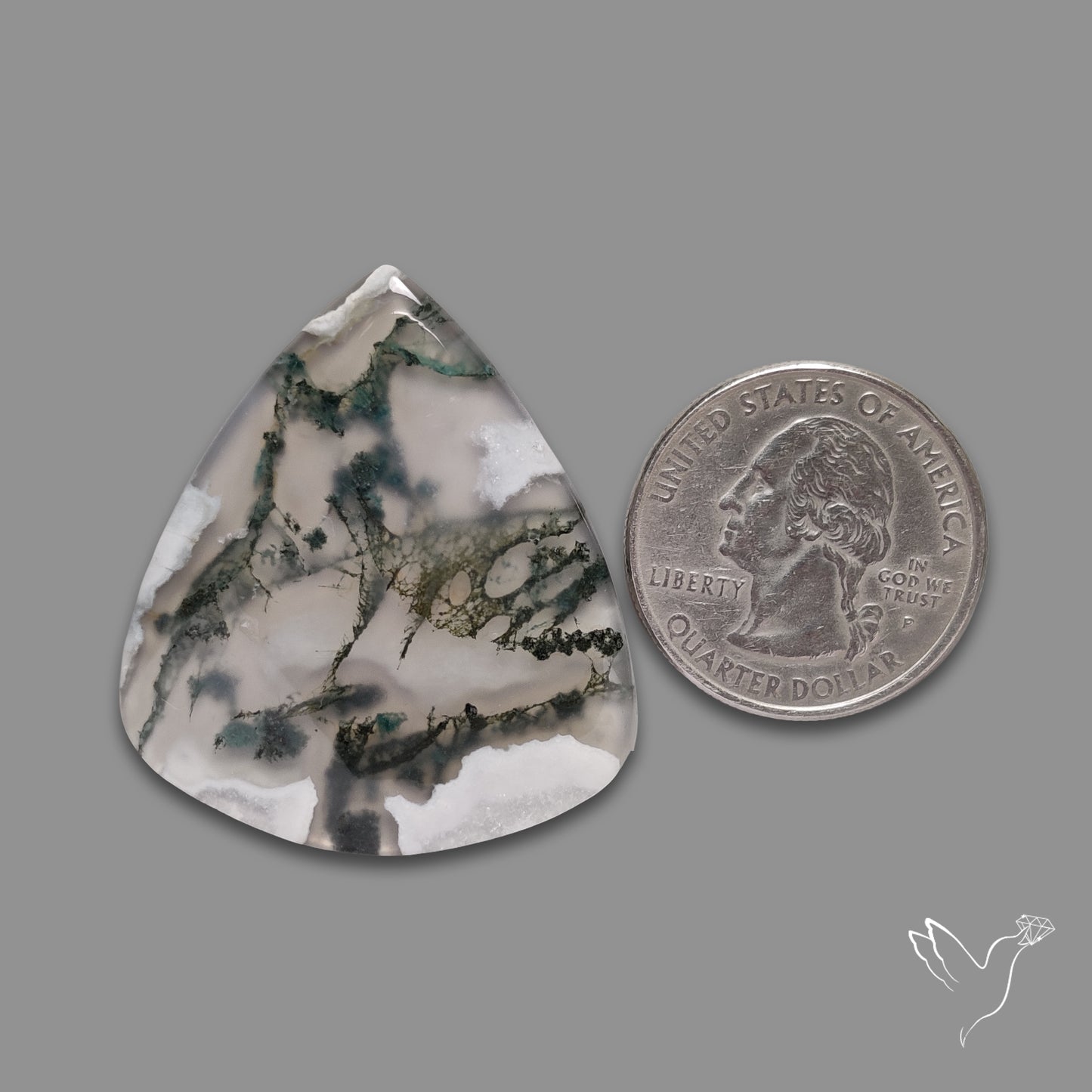 Moss Agate Cabochon