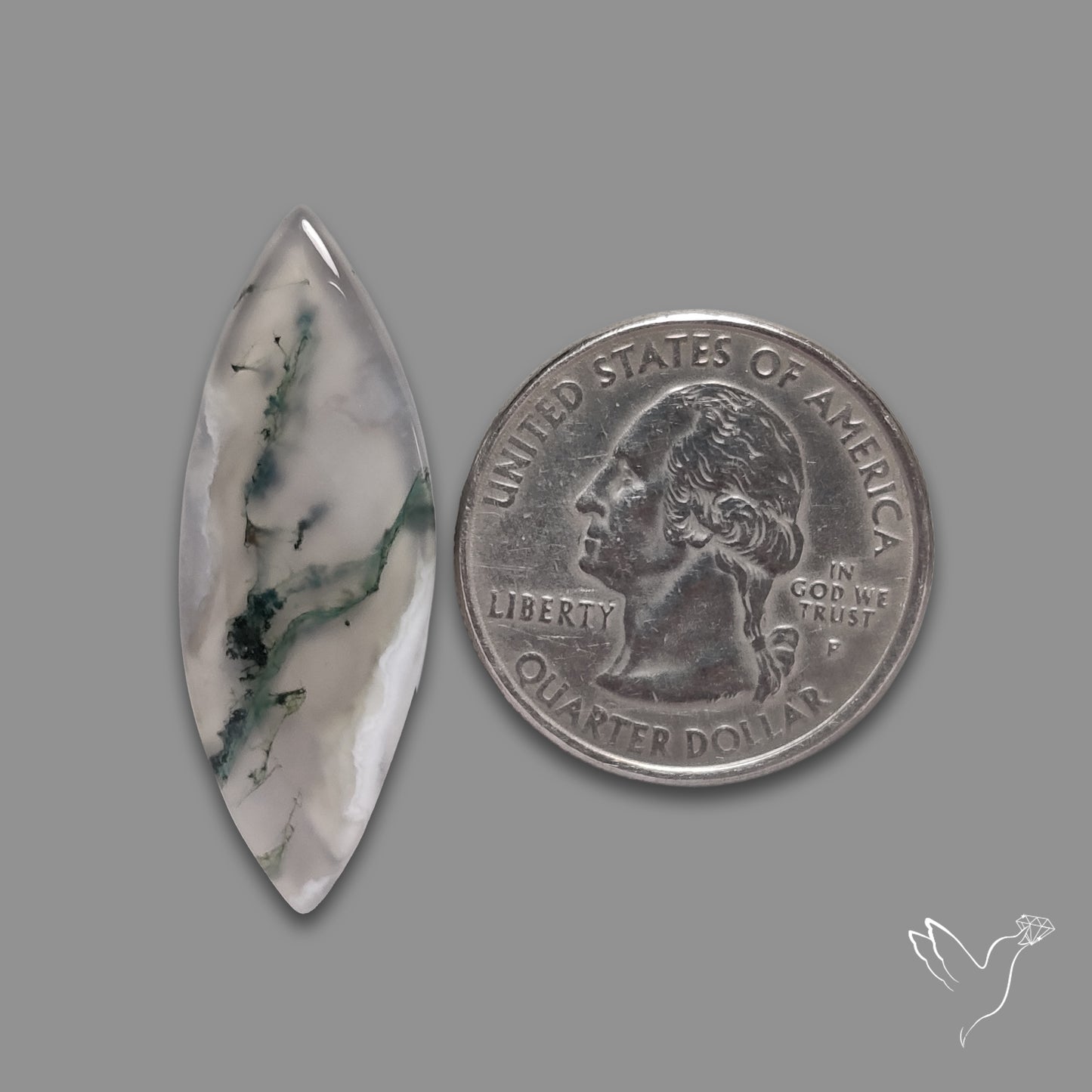 Moss Agate Cabochon