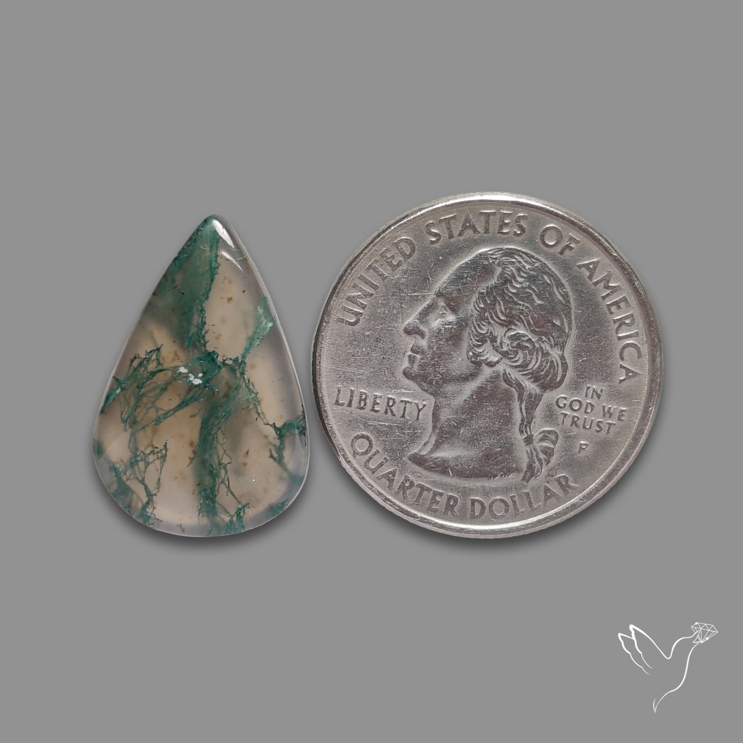 Moss Agate Cabochon