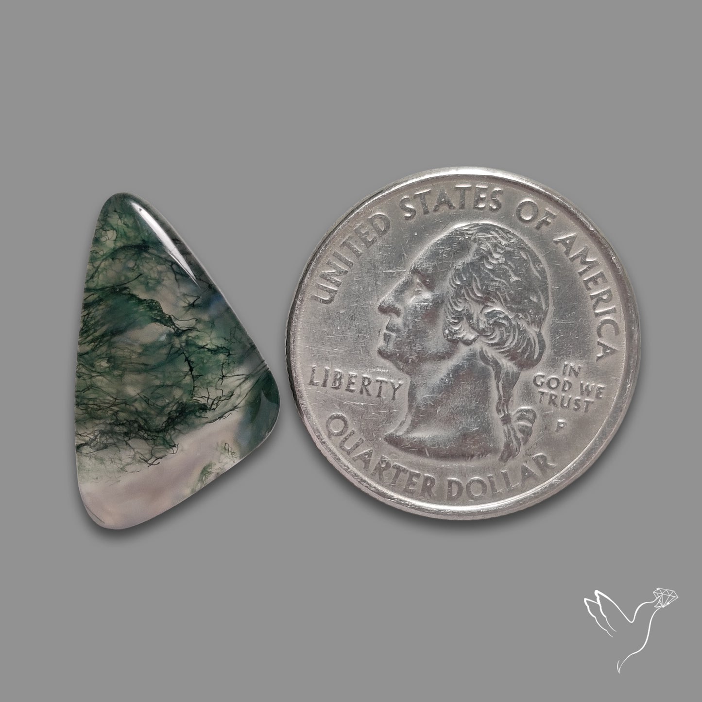 Moss Agate Cabochon