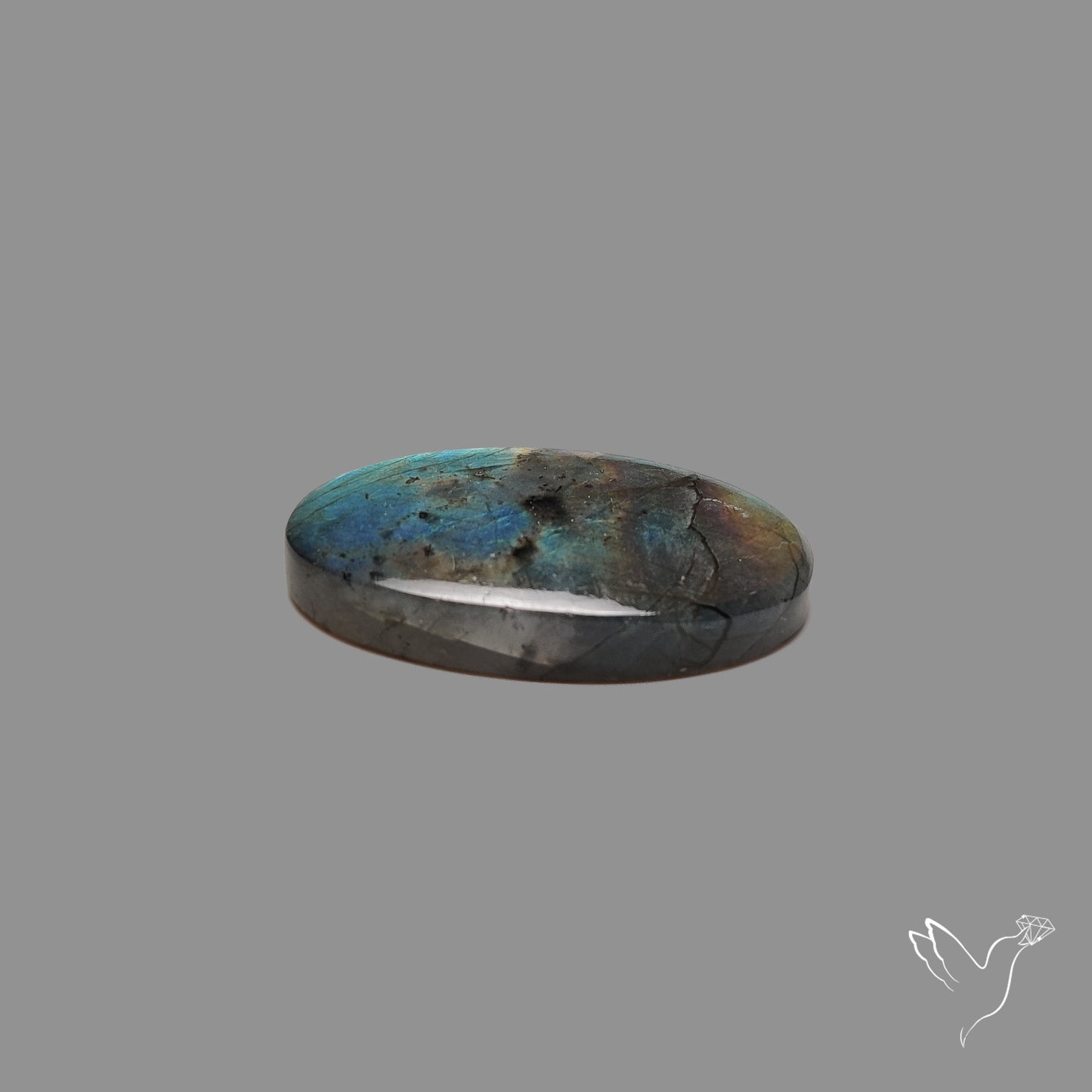Rainbow Spectrolite Cabochon