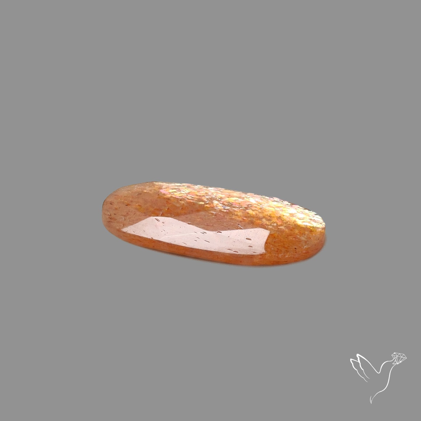 Rose Cut Meteor Shower Sunstone Rainbow Sheen