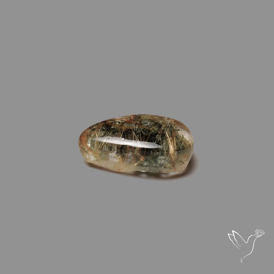 Lodolite Cabochon Uneven Back