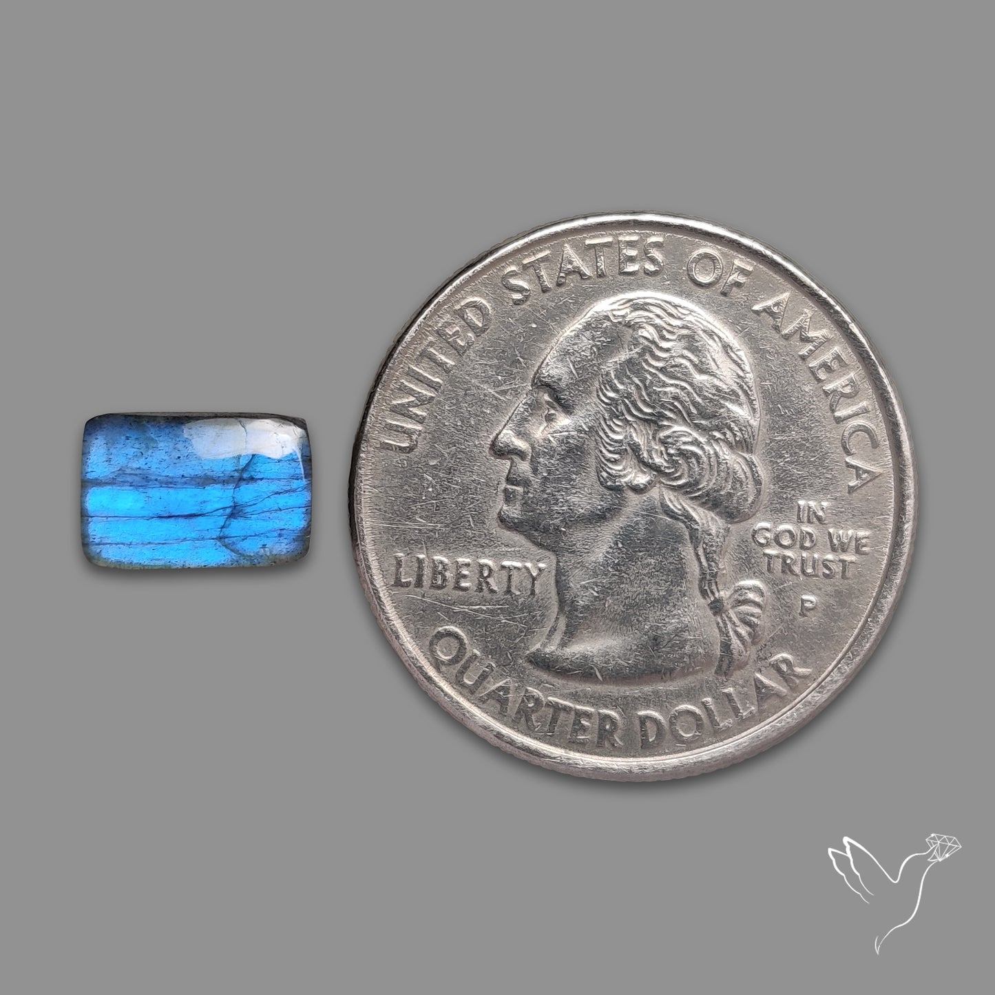 Blue Labradorite Cabochon Small