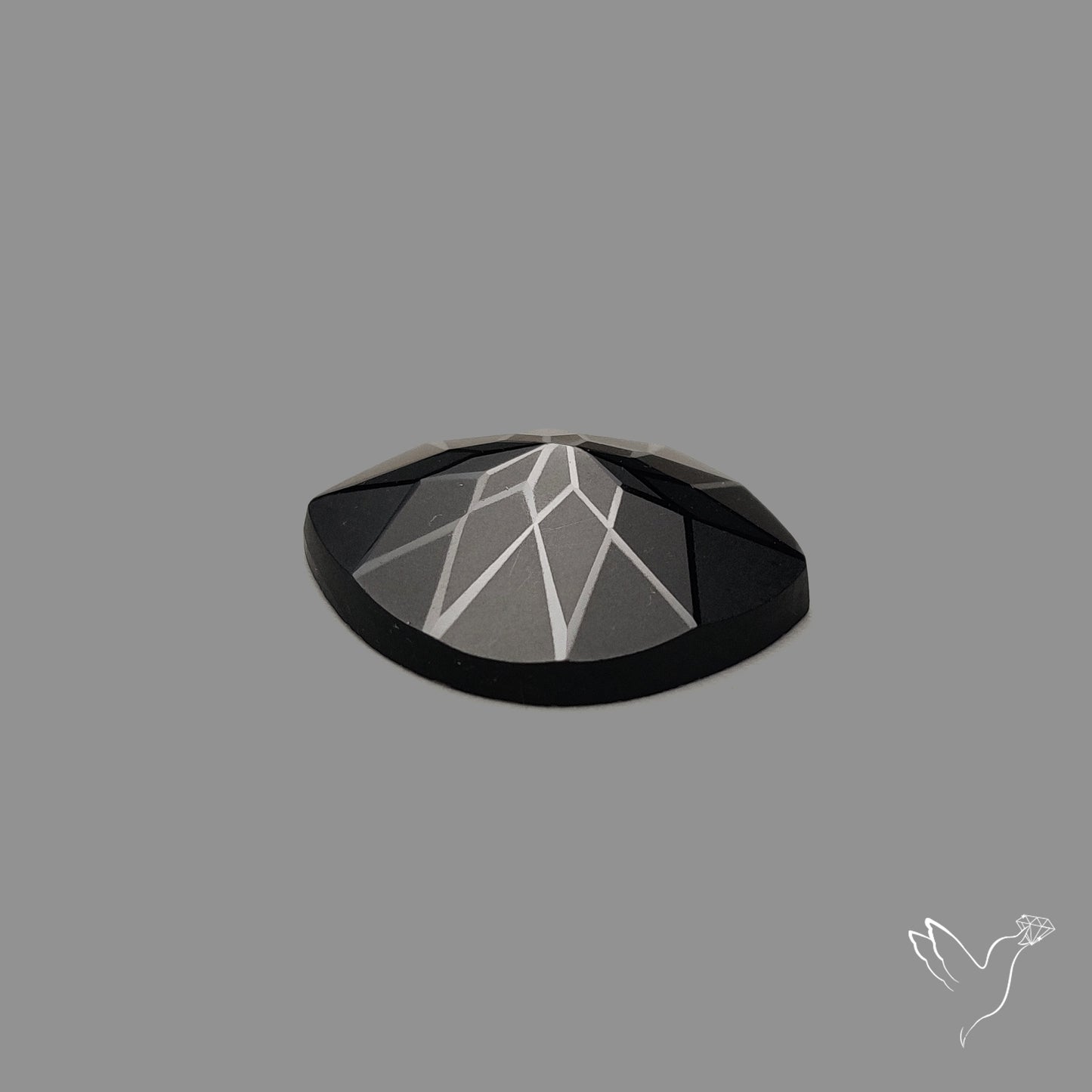 Black Spinel Precision Cut Handcarved