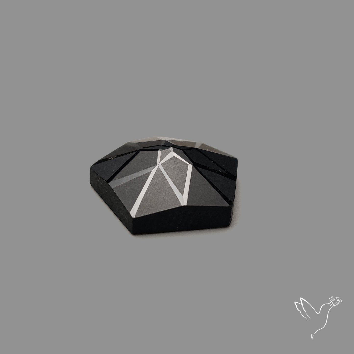 Black Spinel Precision Cut Handcarved