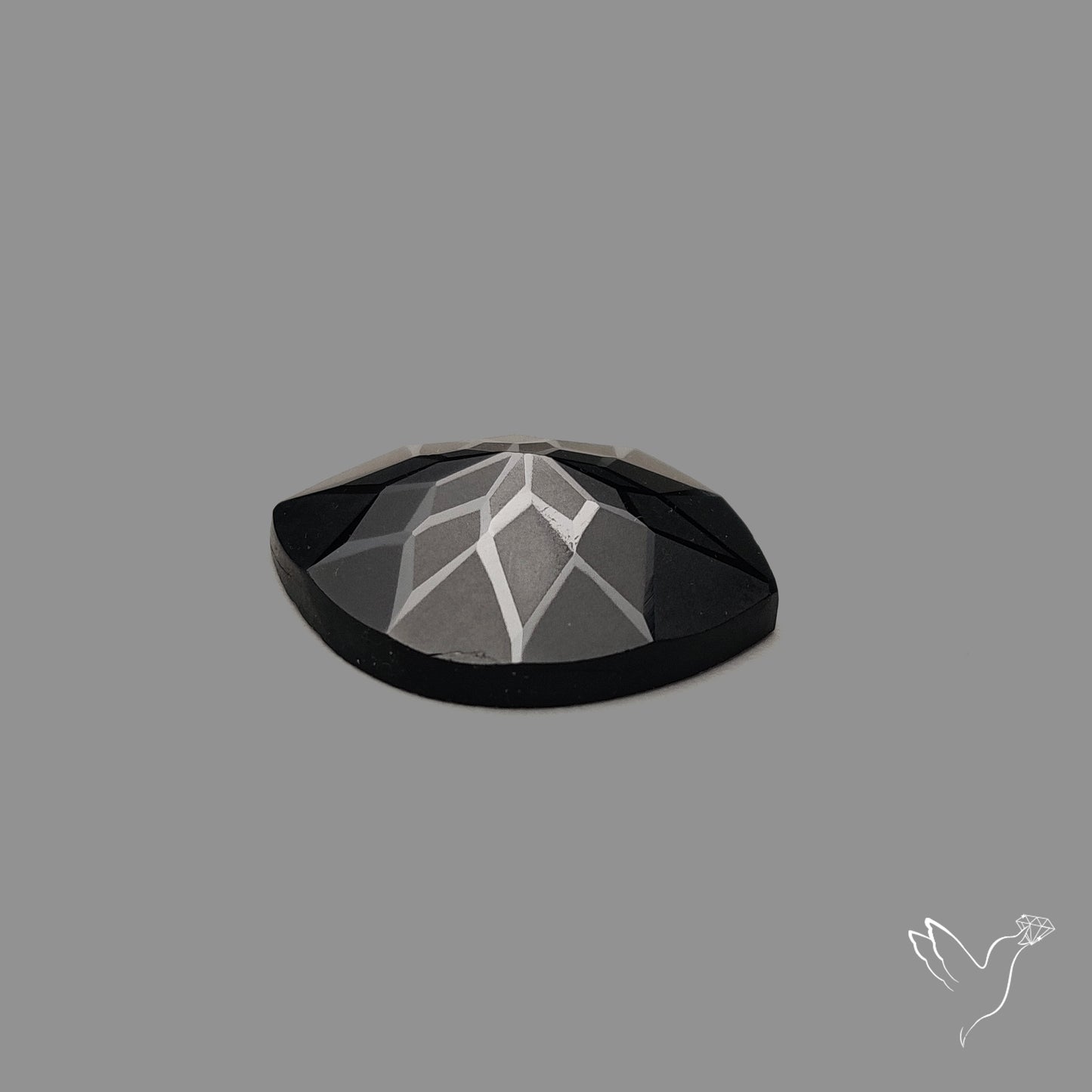 Black Spinel Precision Cut Handcarved