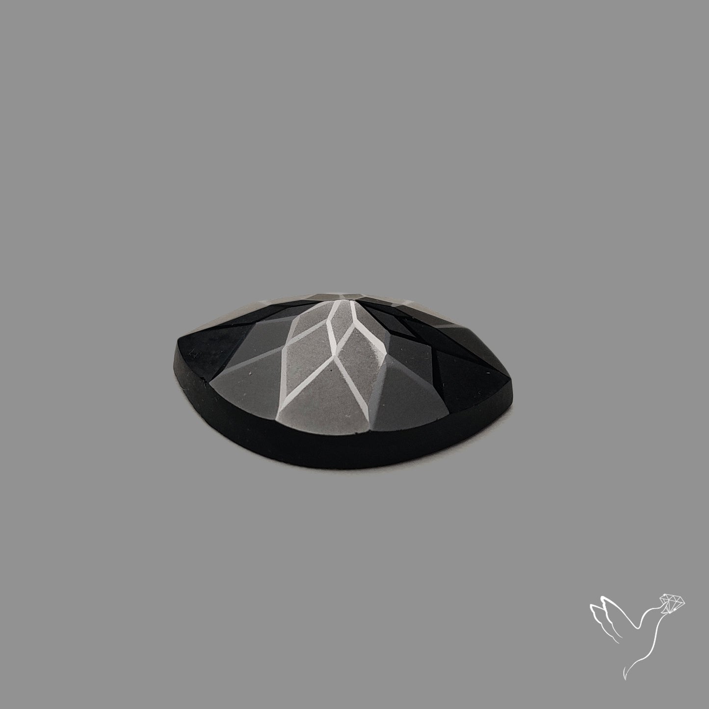 Black Spinel Precision Cut Handcarved