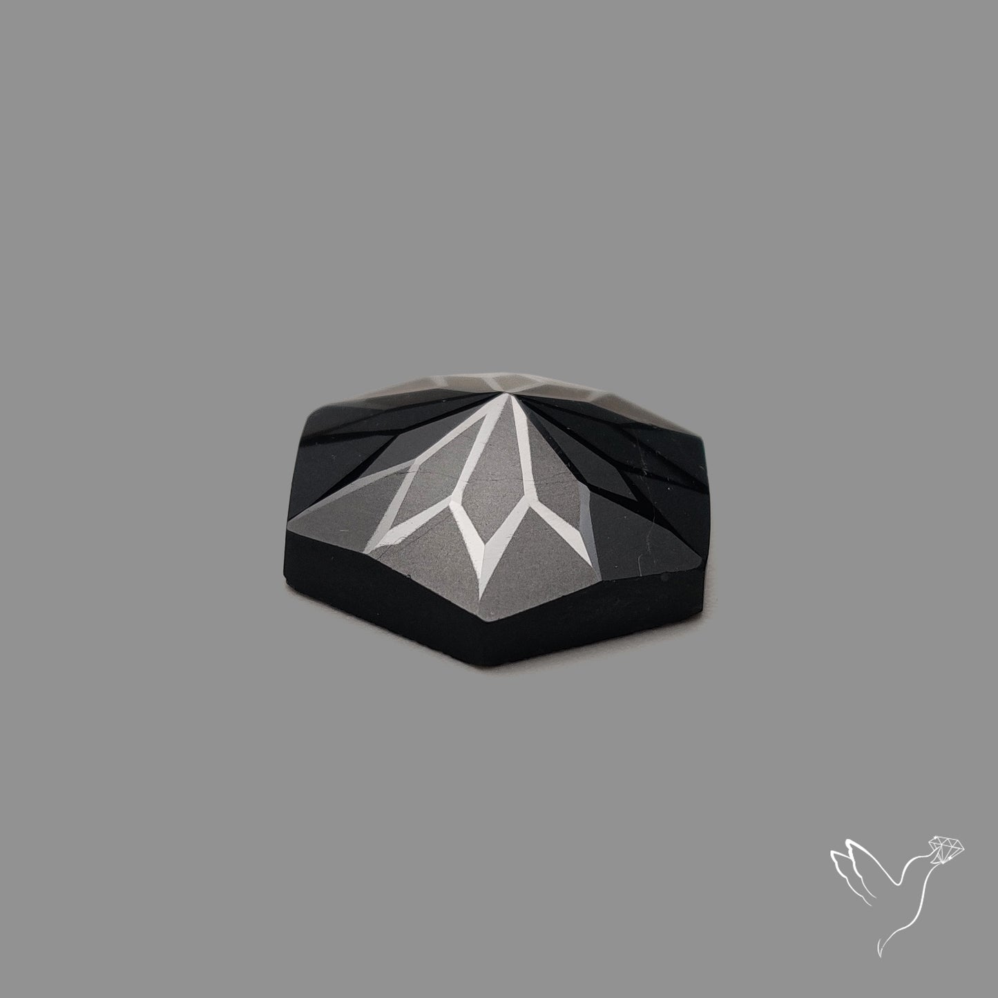 Black Spinel Precision Cut Handcarved