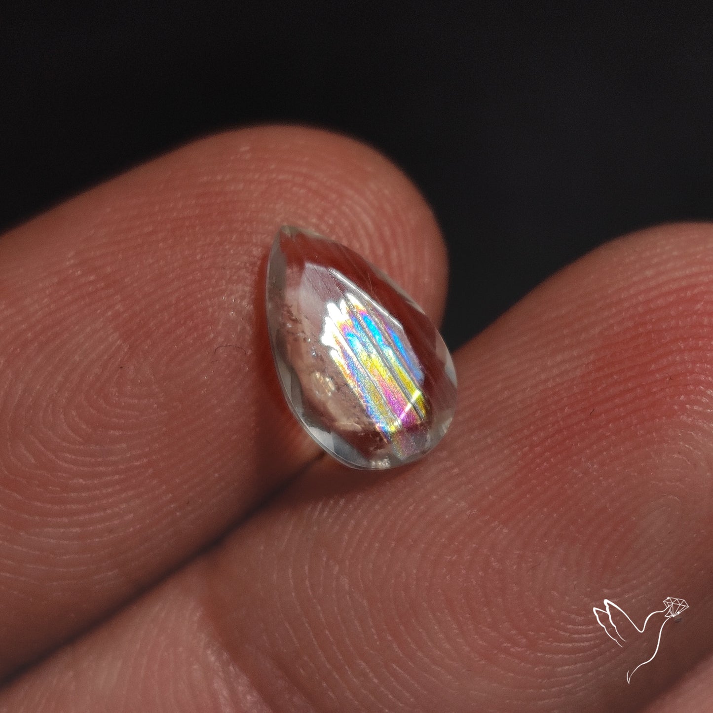 Malawi Moonstone Portrait Cut Faceted Step Cut